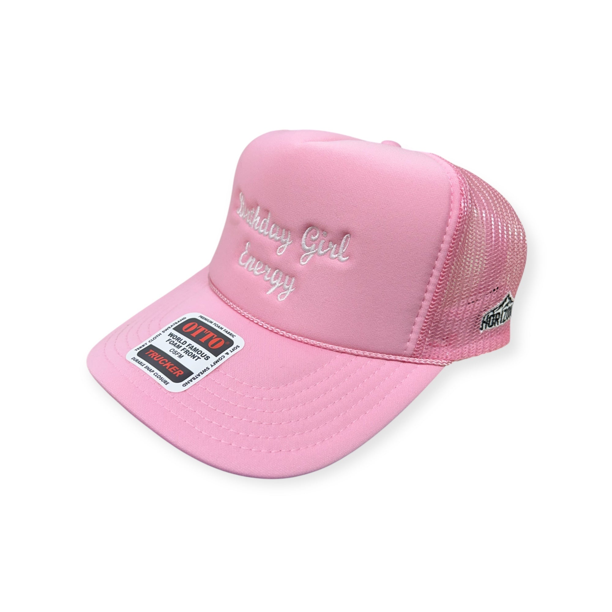 Birthday Girl Energy Embroidery Hat - Foam Trucker Hat
