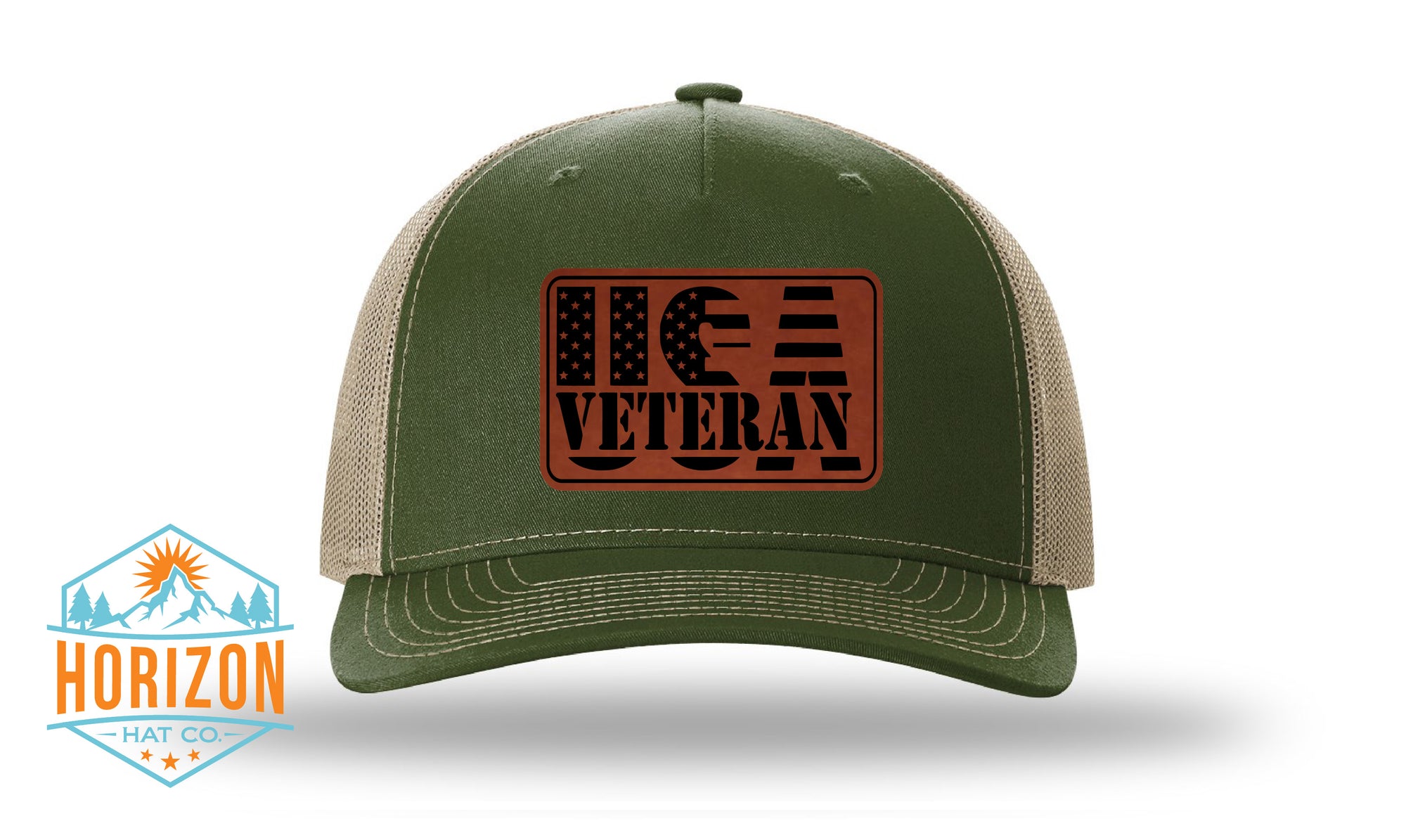 Veteran US Flag Patch Hat - Richardson 112FP