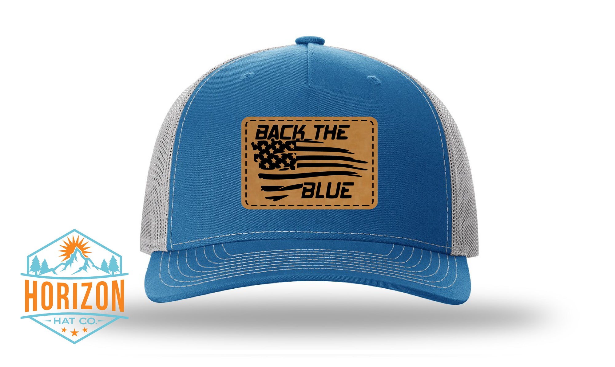 Back the Blue Patch Hat - Richardson 112FP