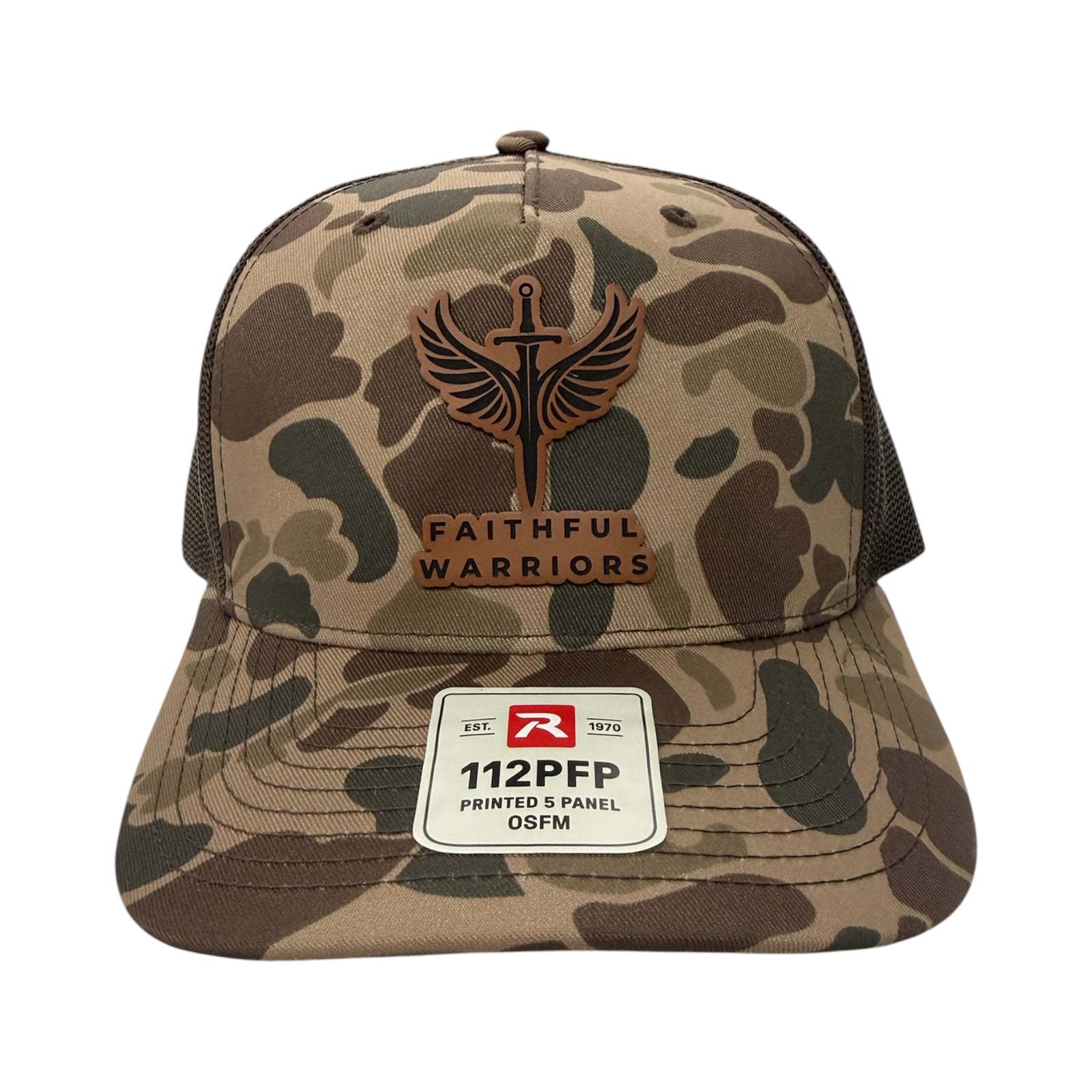 Faithful Warriors Camo Trucker Hat