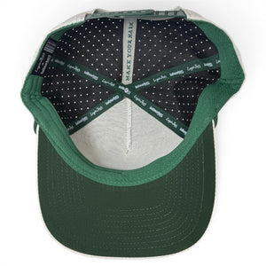 Tactical Golf Hat | Snapback Cap | Built-in Magnetic Ball Marker Holder + Marker Included | Adjustable American Camo