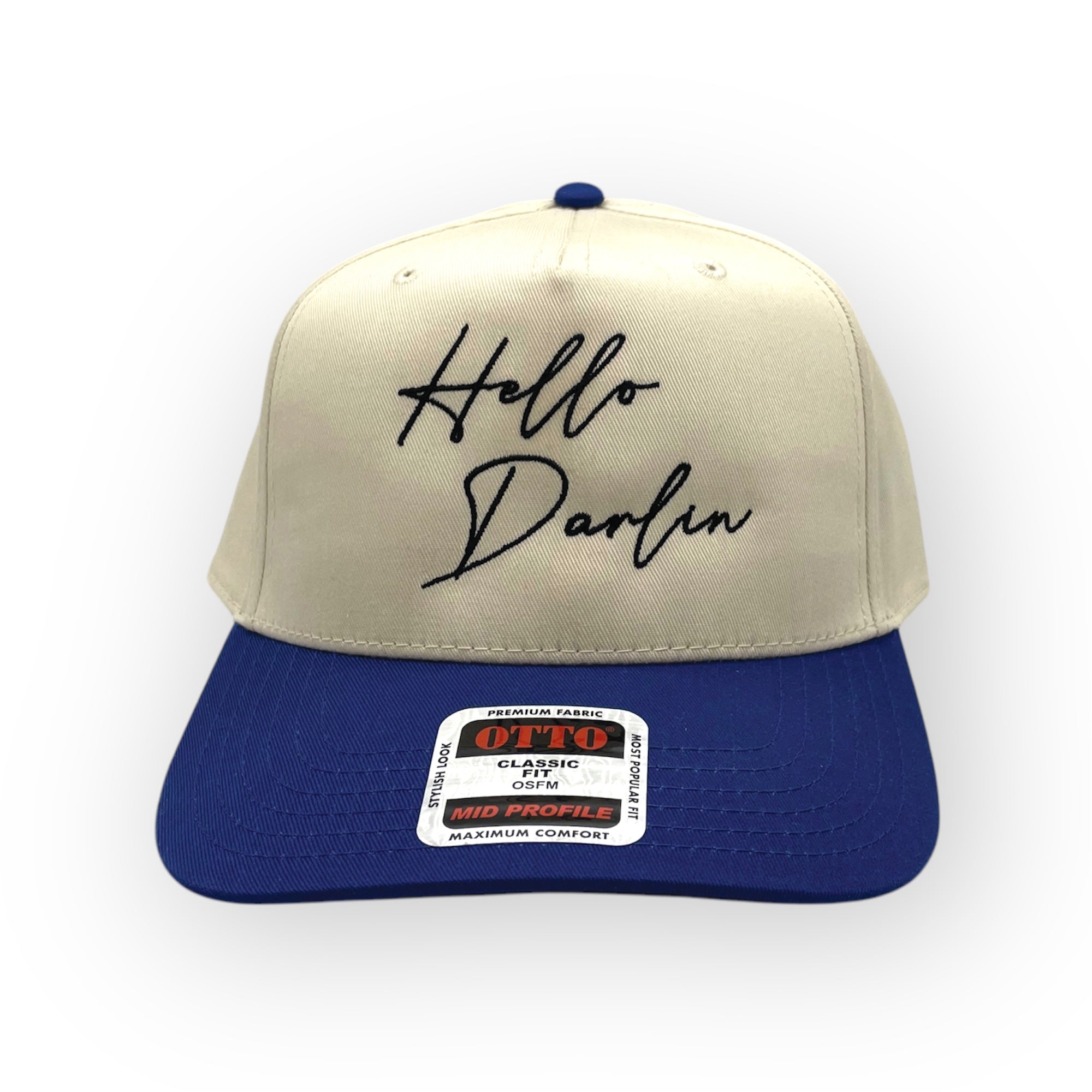 Hello Darlin' Embroidery Hat - Otto Cap