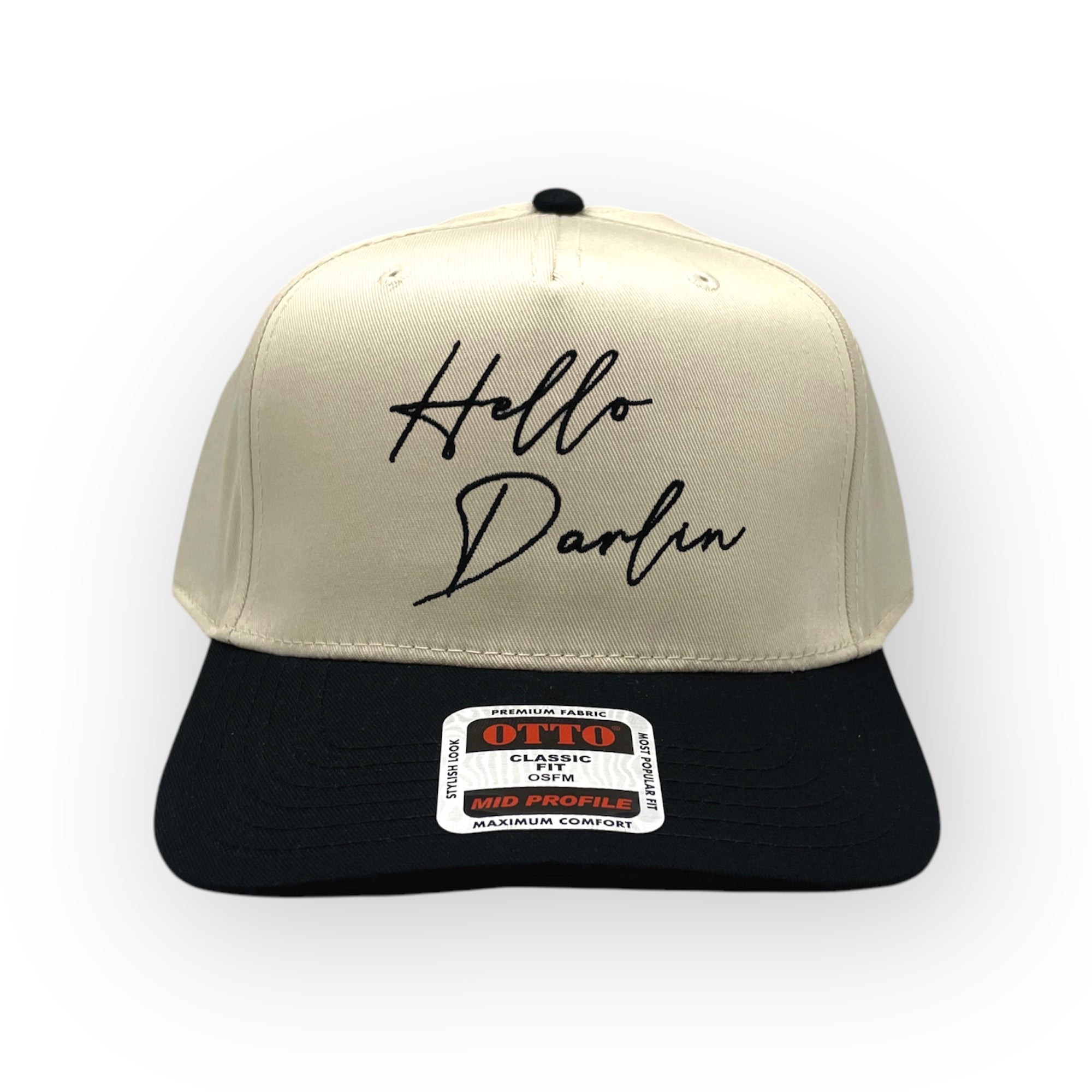 Hello Darlin' Embroidery Hat - Otto Cap
