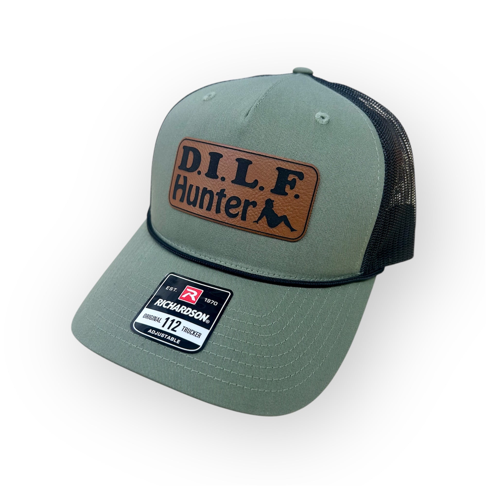 DILF Hunter Patch Hat - Richardson 112FPR Five Panel Rope Hat