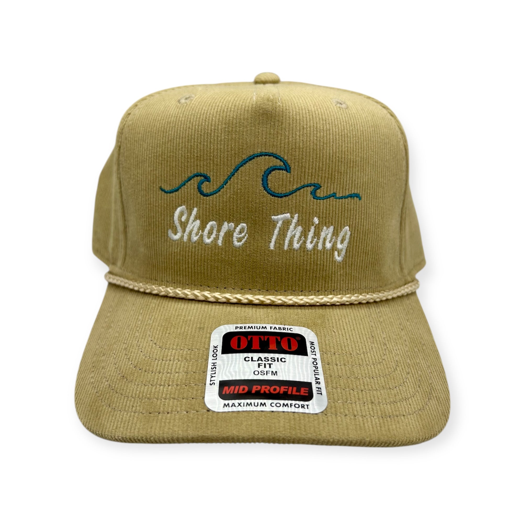 Shore Thing Embroidery Hat - Otto Corduroy Rope Hat