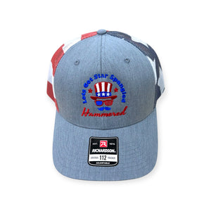 Star Spangled Hammered Embroidery Hat - Different Styles