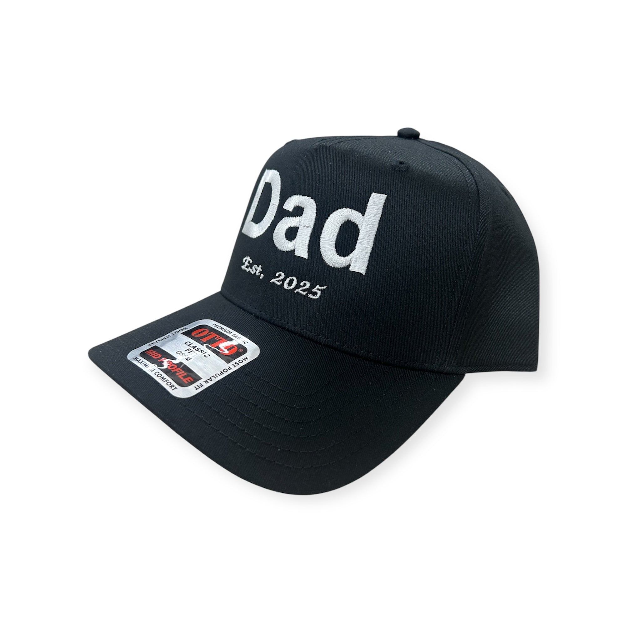 Dad EST. 2025 Embroidery Hat - Otto Cap