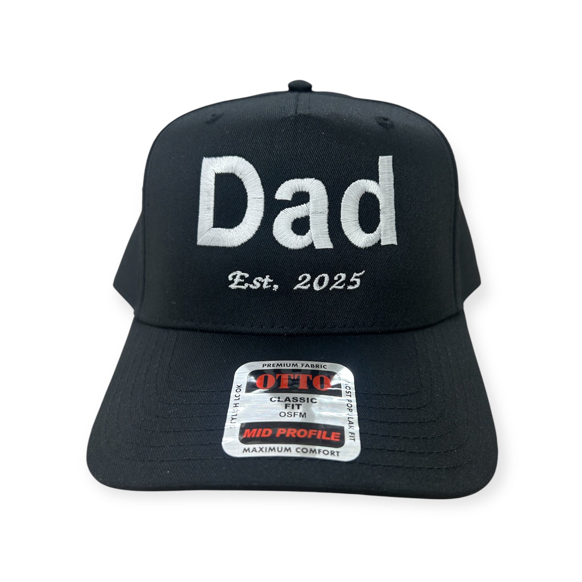 Dad EST. 2025 Embroidery Hat - Otto Cap