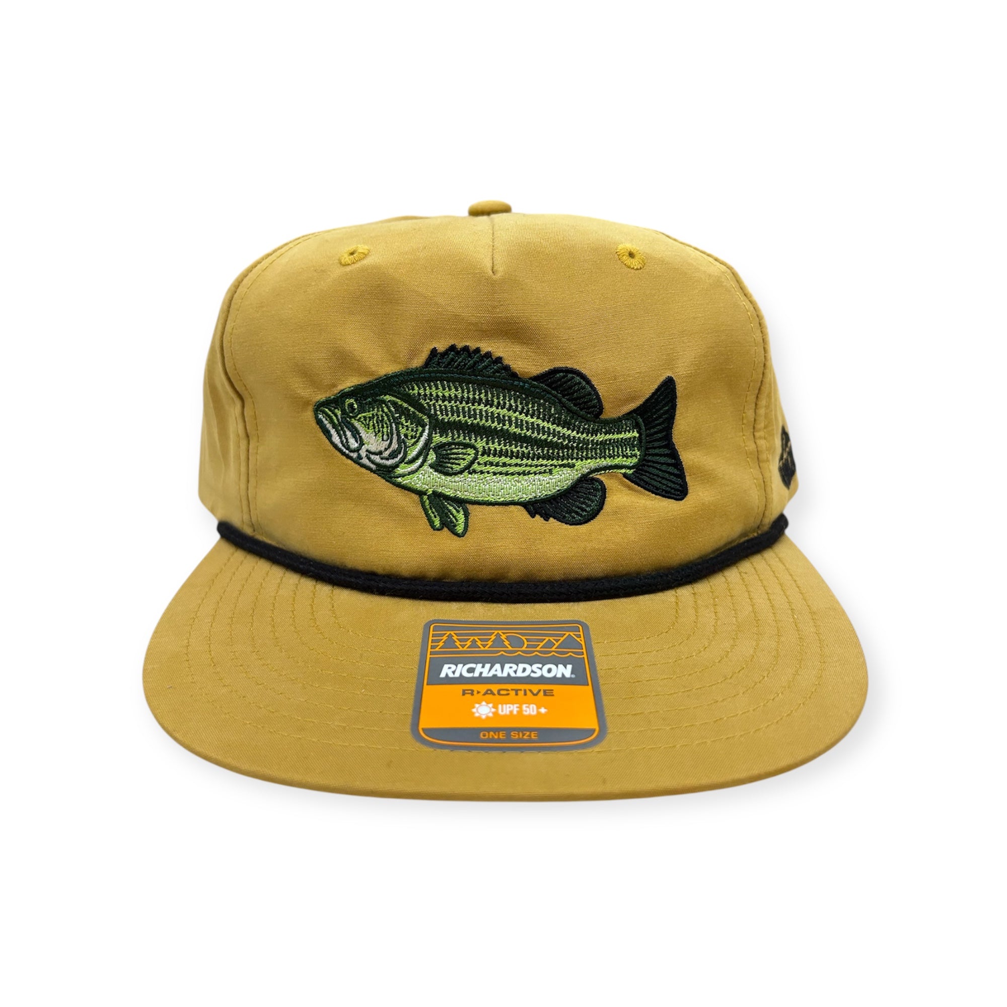 Largemouth Bass Hat - Richardson 256 Rope Snapback