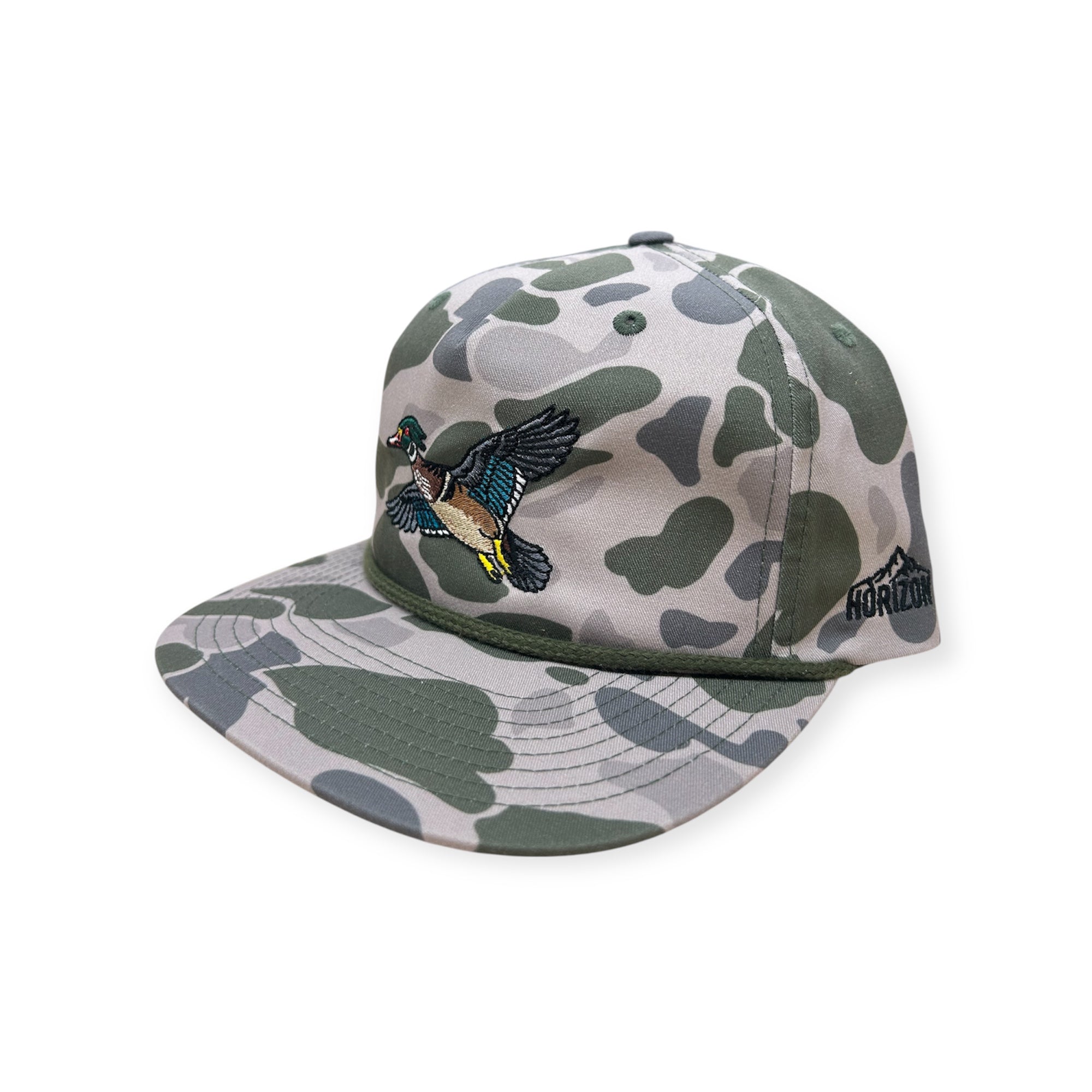 Wood Duck Hat - Richardson 256 Rope Snapback