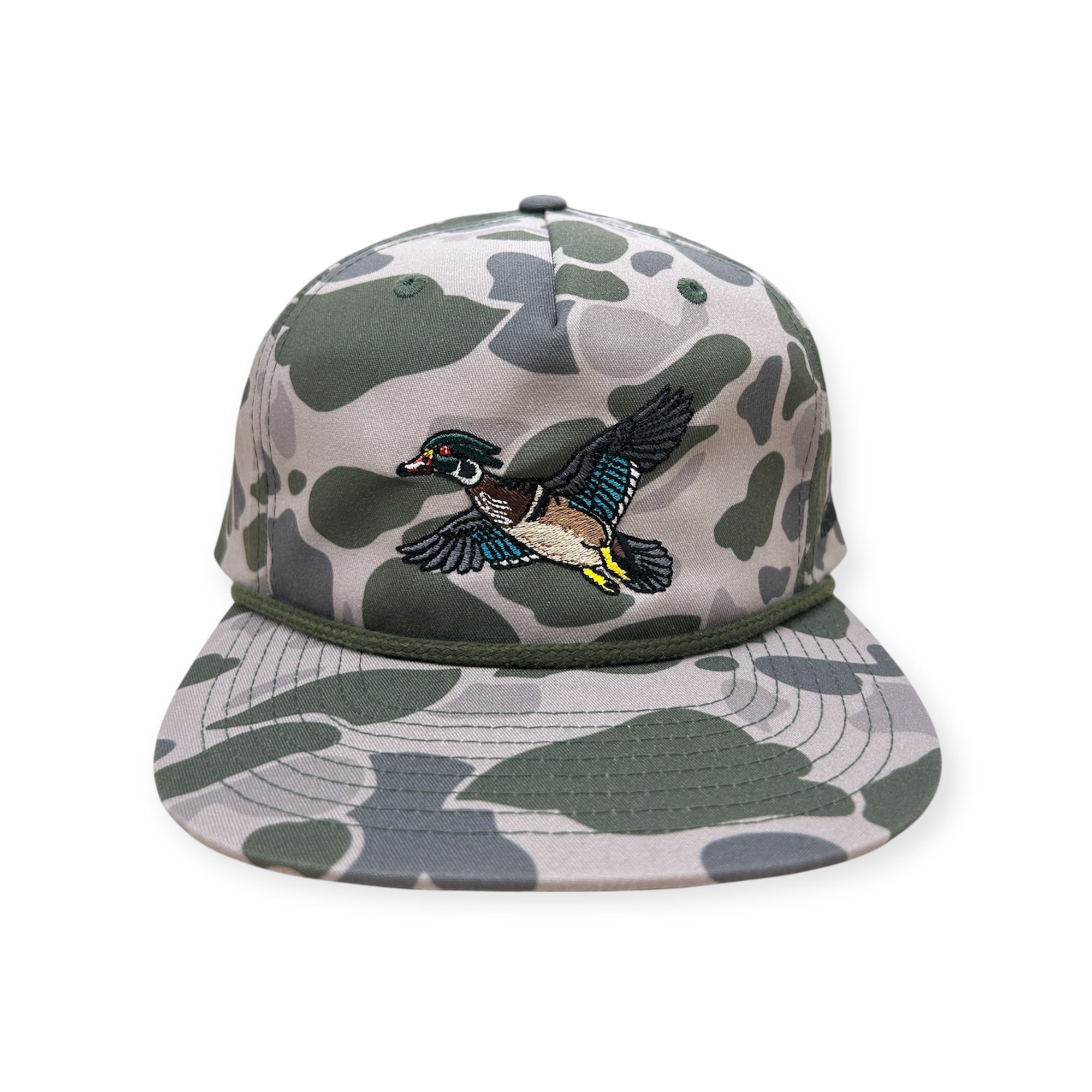 Wood Duck Hat - Richardson 256 Rope Snapback