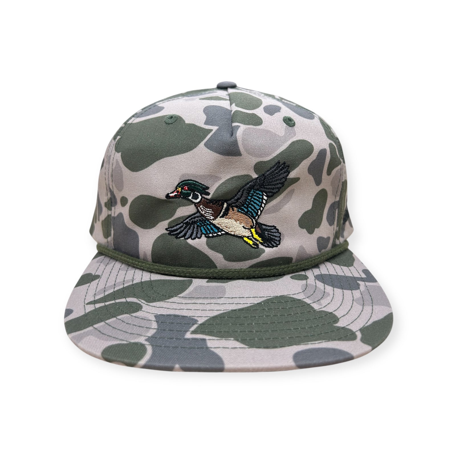 Wood Duck Hat - Richardson 256 Rope Snapback