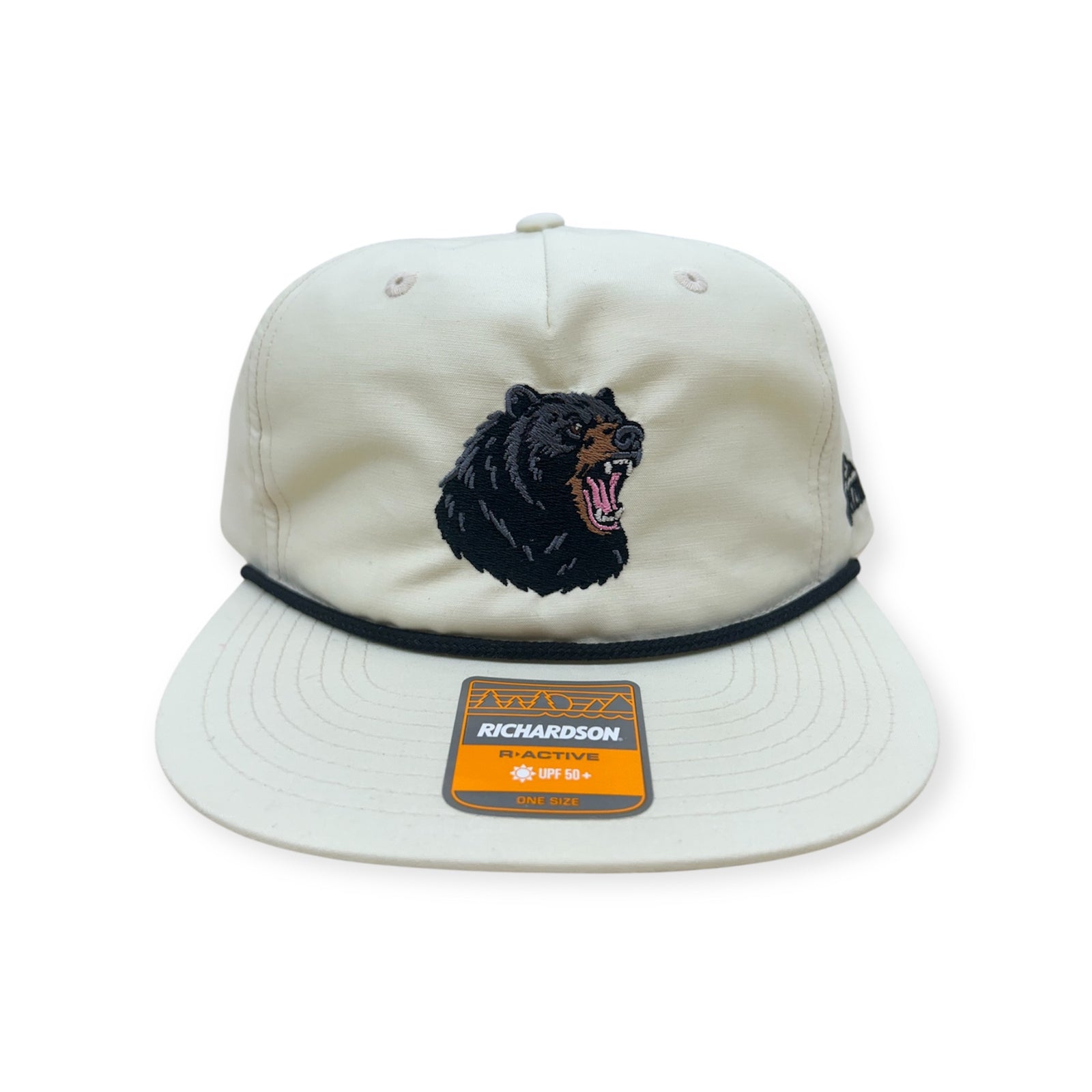 Black Bear Hat - Richardson 256 Rope Snapback