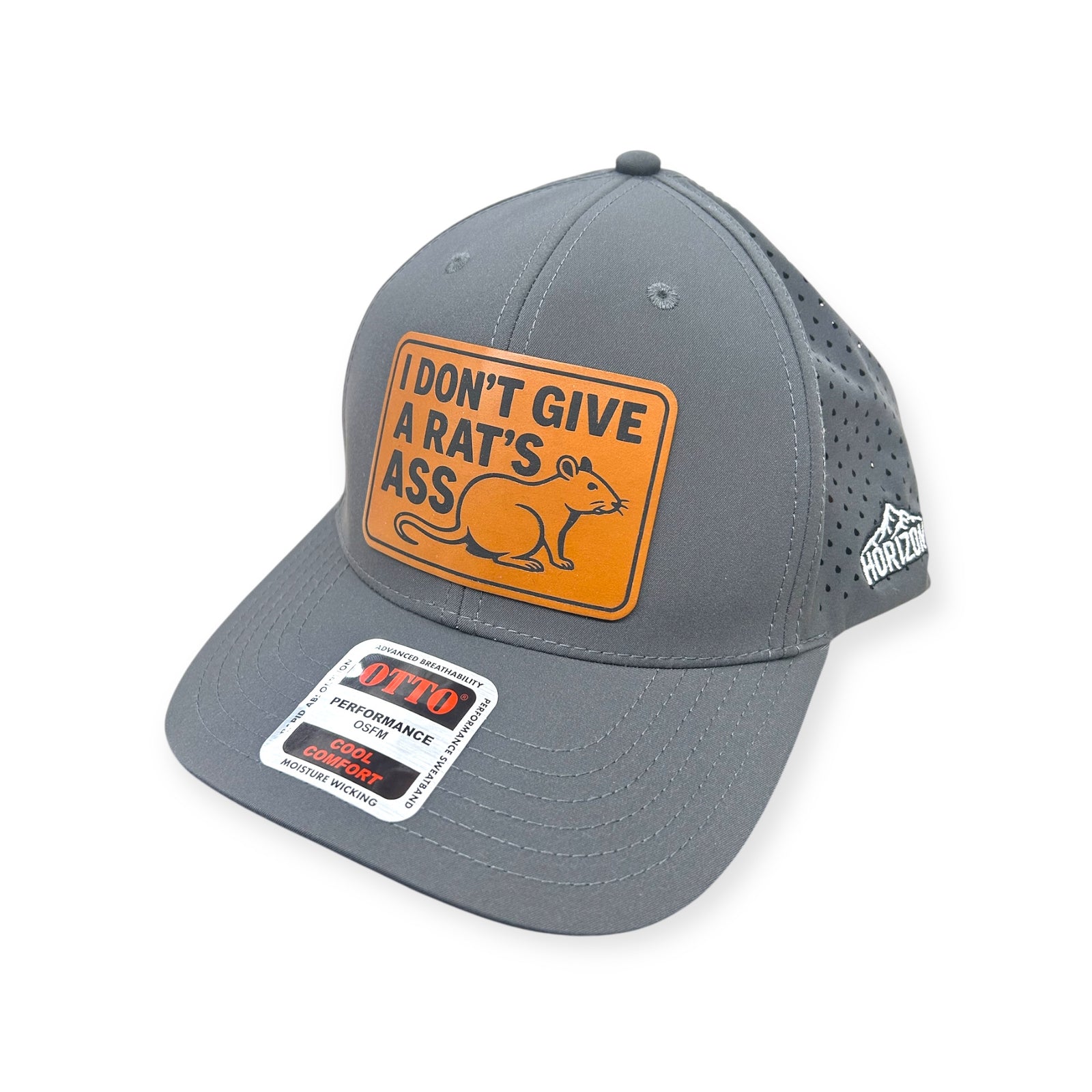 I Don't Give A Rats Ass Patch Hat - Otto Performance Hat