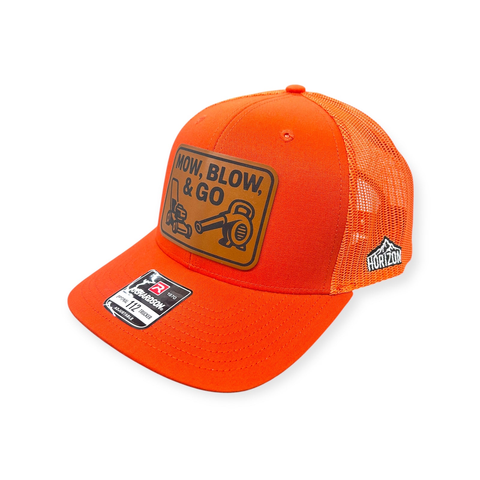 Mow, Blow, & Go Patch Hat - Richardson 112 Trucker Hat