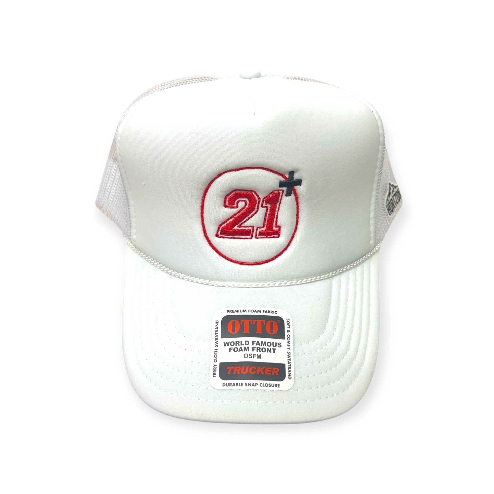 21+ Embroidery Hat - Foam Trucker Hat