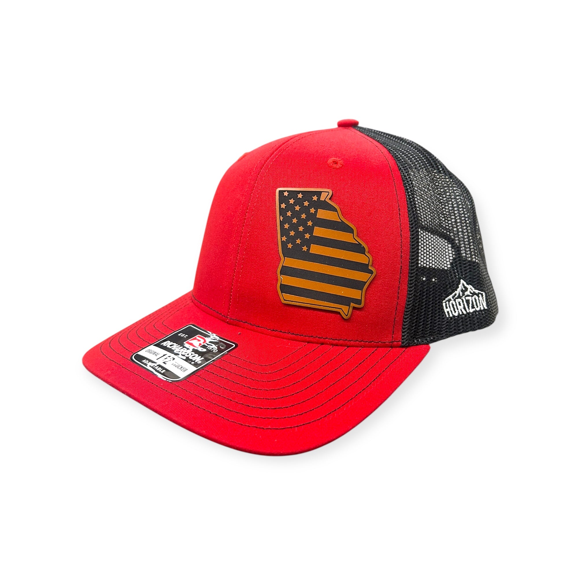 Georgia US Flag Patch Hat - Richardson 112
