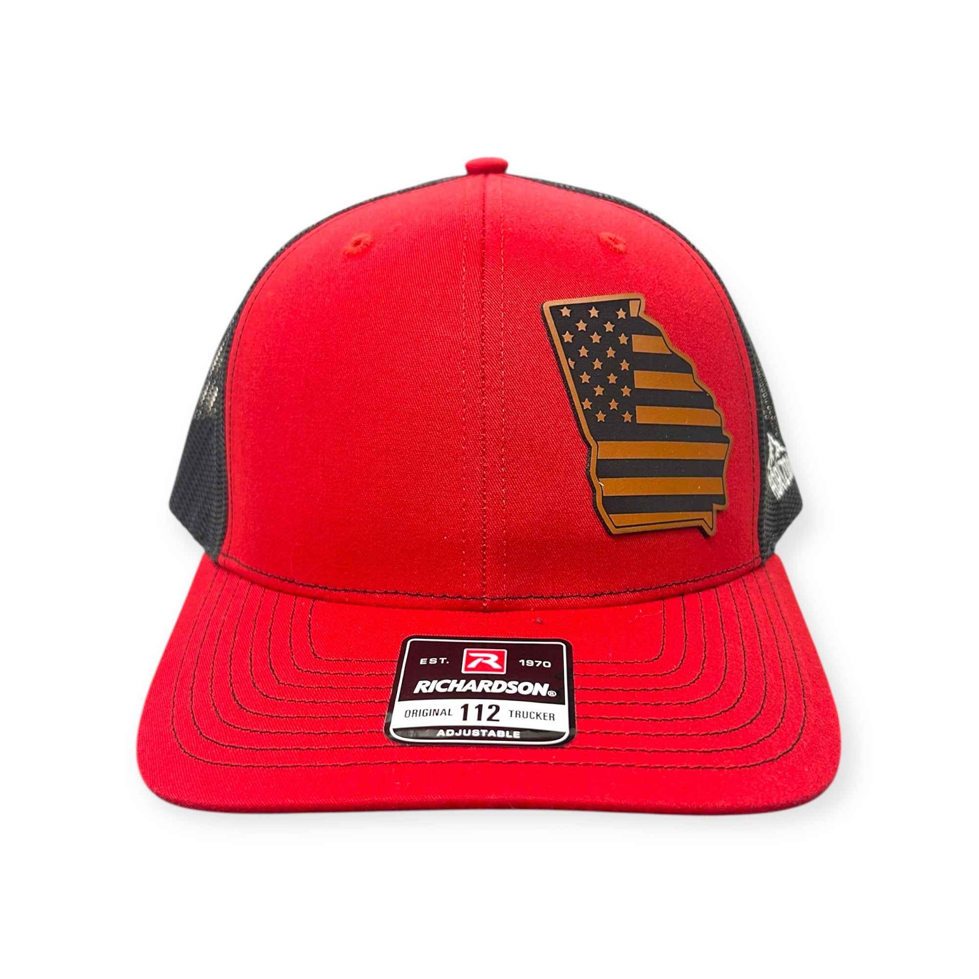 Georgia US Flag Patch Hat - Richardson 112