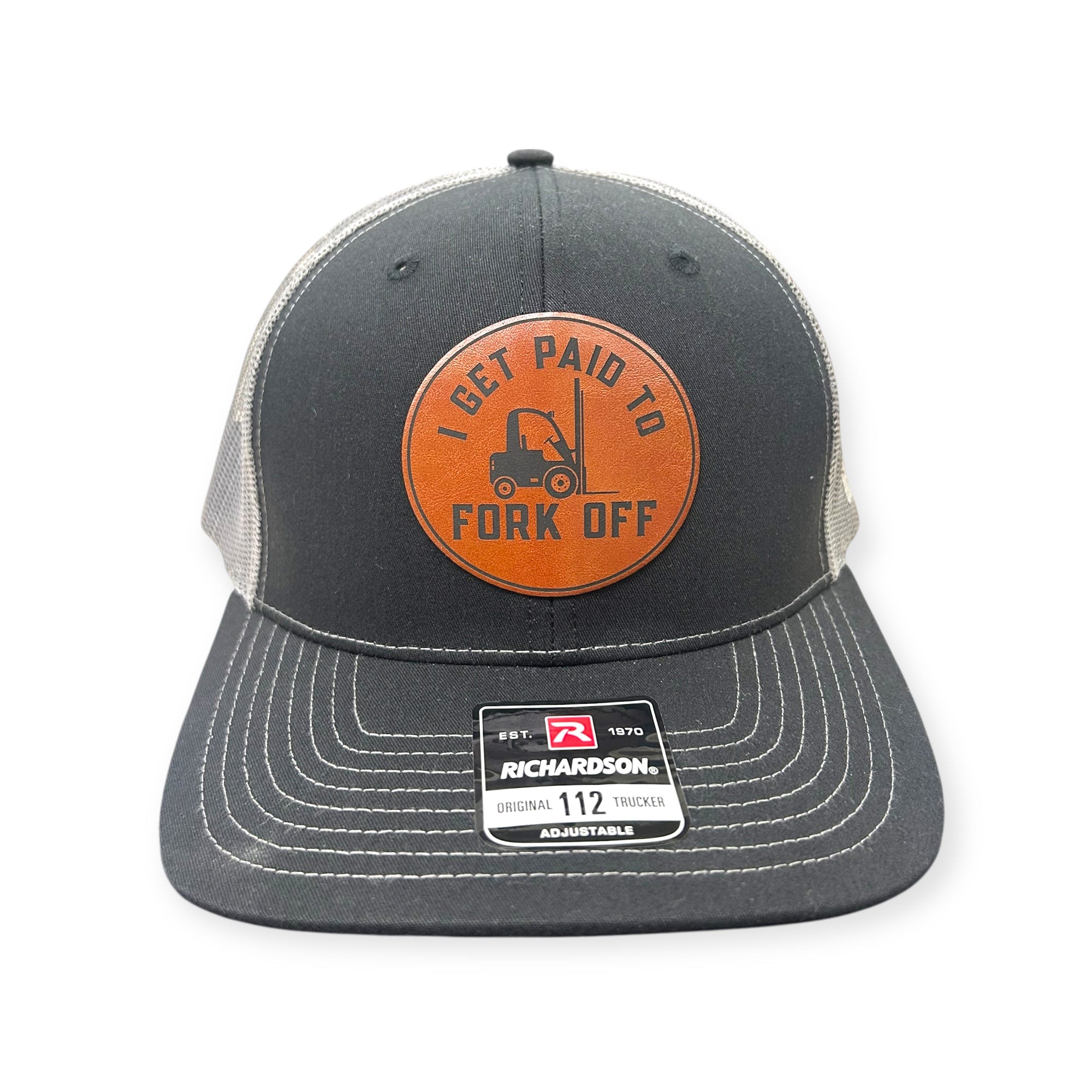 I Get Paid to Fork Off Patch Hat - Richardson 112