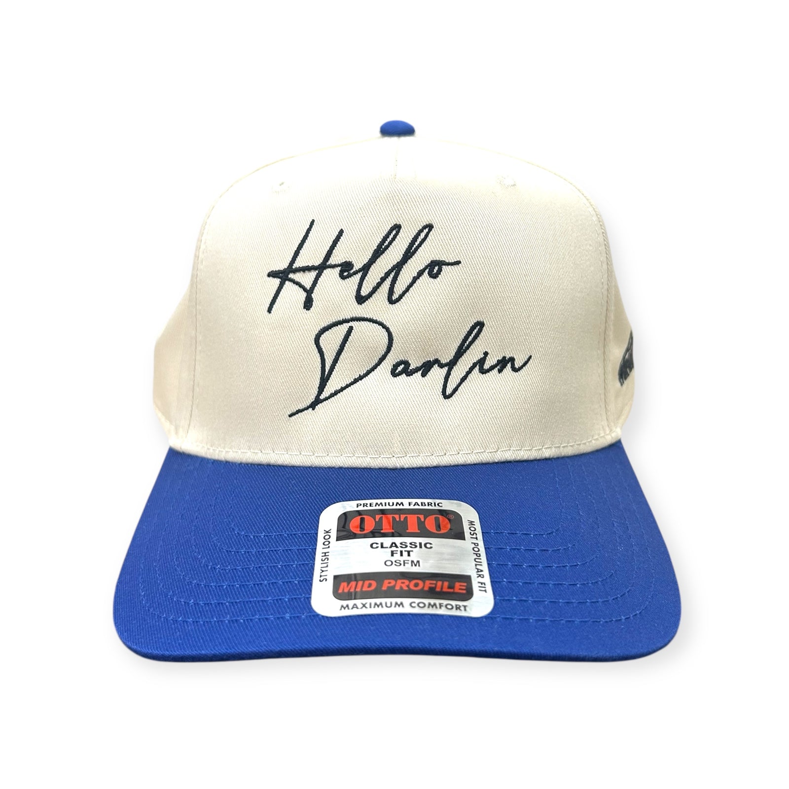 Hello Darlin' Embroidery Hat - Otto Cap
