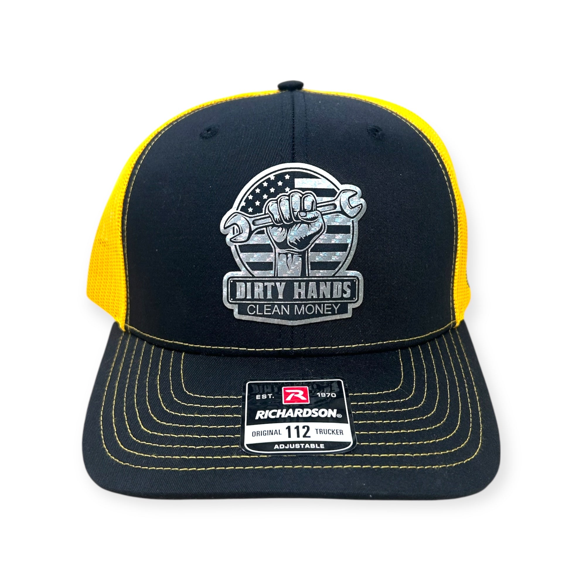 Dirty Hands, Clean Money Patch Hat - Richardson 112