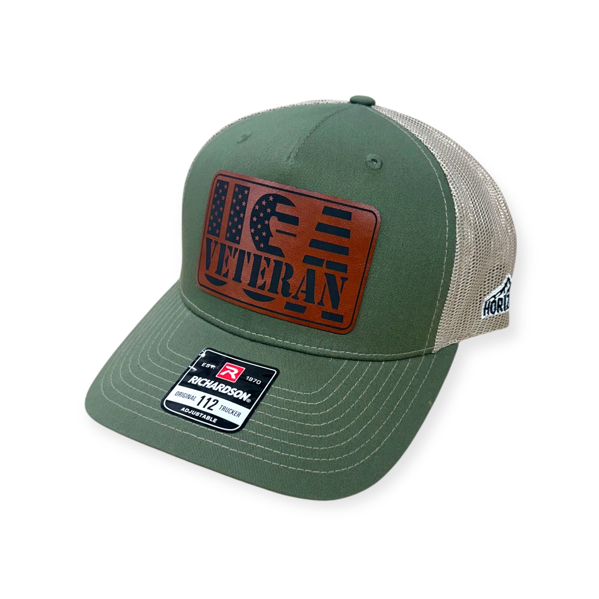 Veteran US Flag Patch Hat - Richardson 112FP