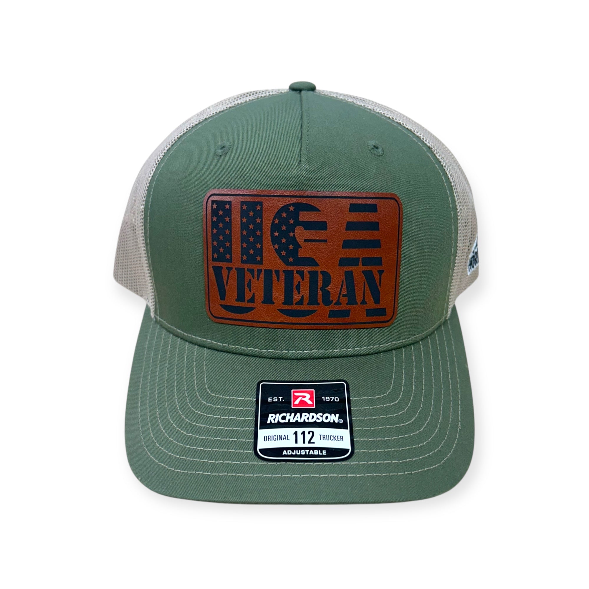 Veteran US Flag Patch Hat - Richardson 112FP