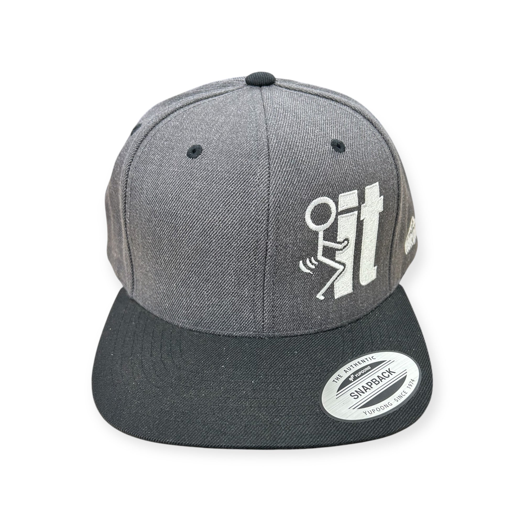 F*ck It Stick Figure Embroidery Hat - YP Classics 6089M Flat Bill