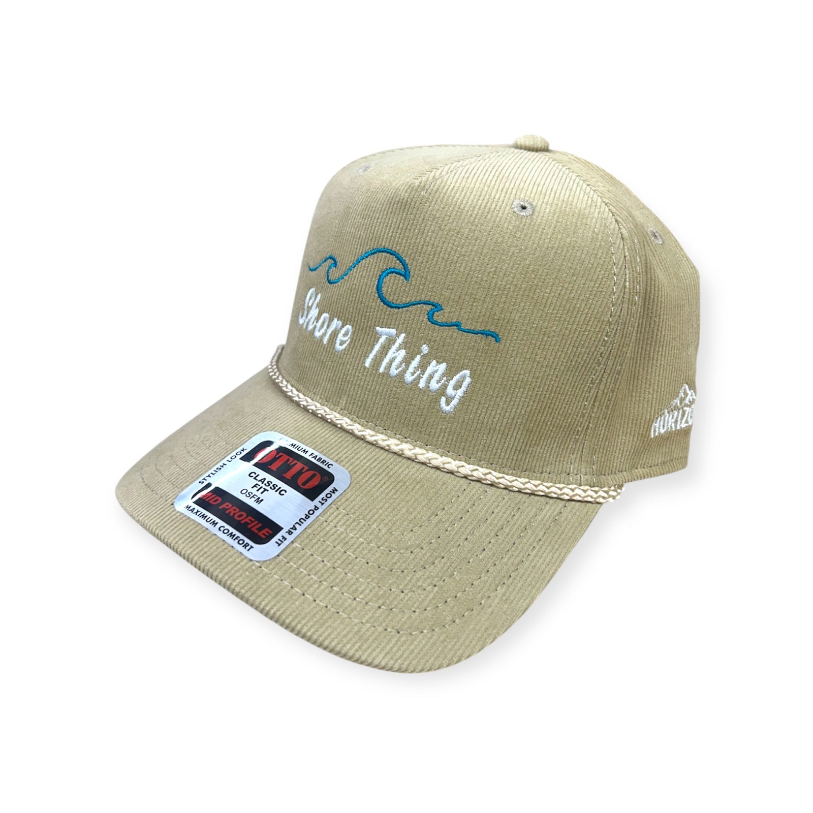 Shore Thing Embroidery Hat - Otto Corduroy Rope Hat