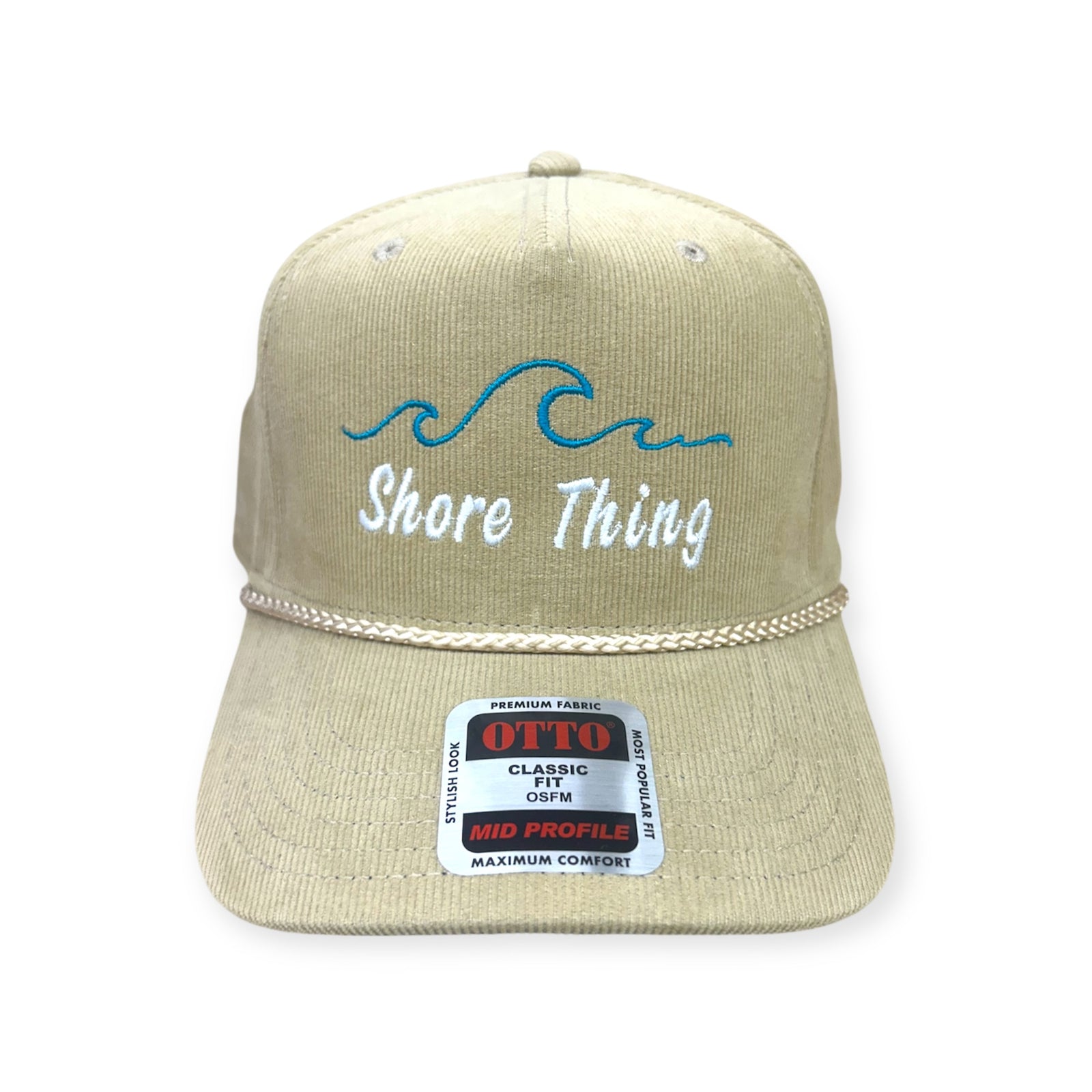 Shore Thing Embroidery Hat - Otto Corduroy Rope Hat