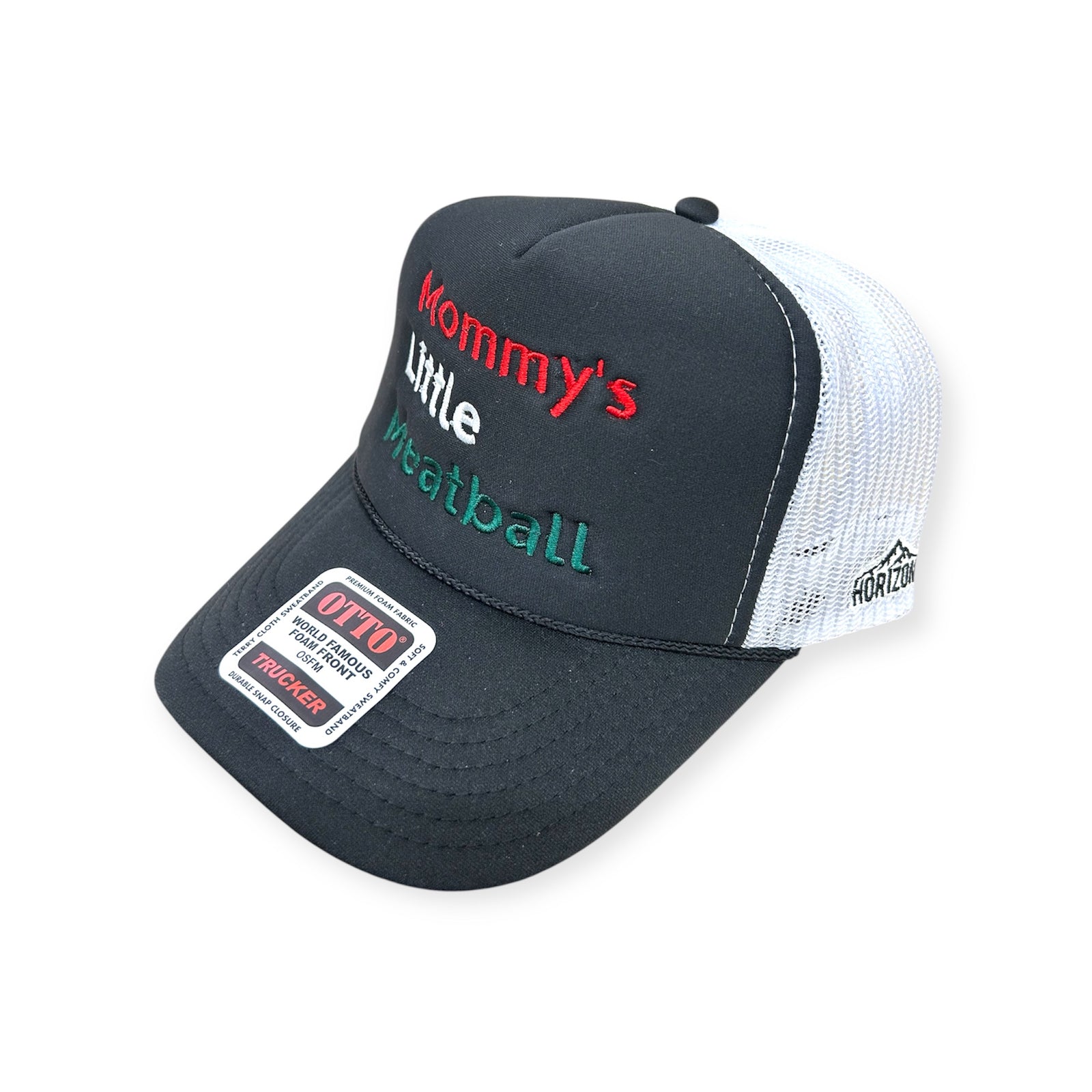 Mommy's Little Meatball Embroidery Hat - Foam Trucker Hat