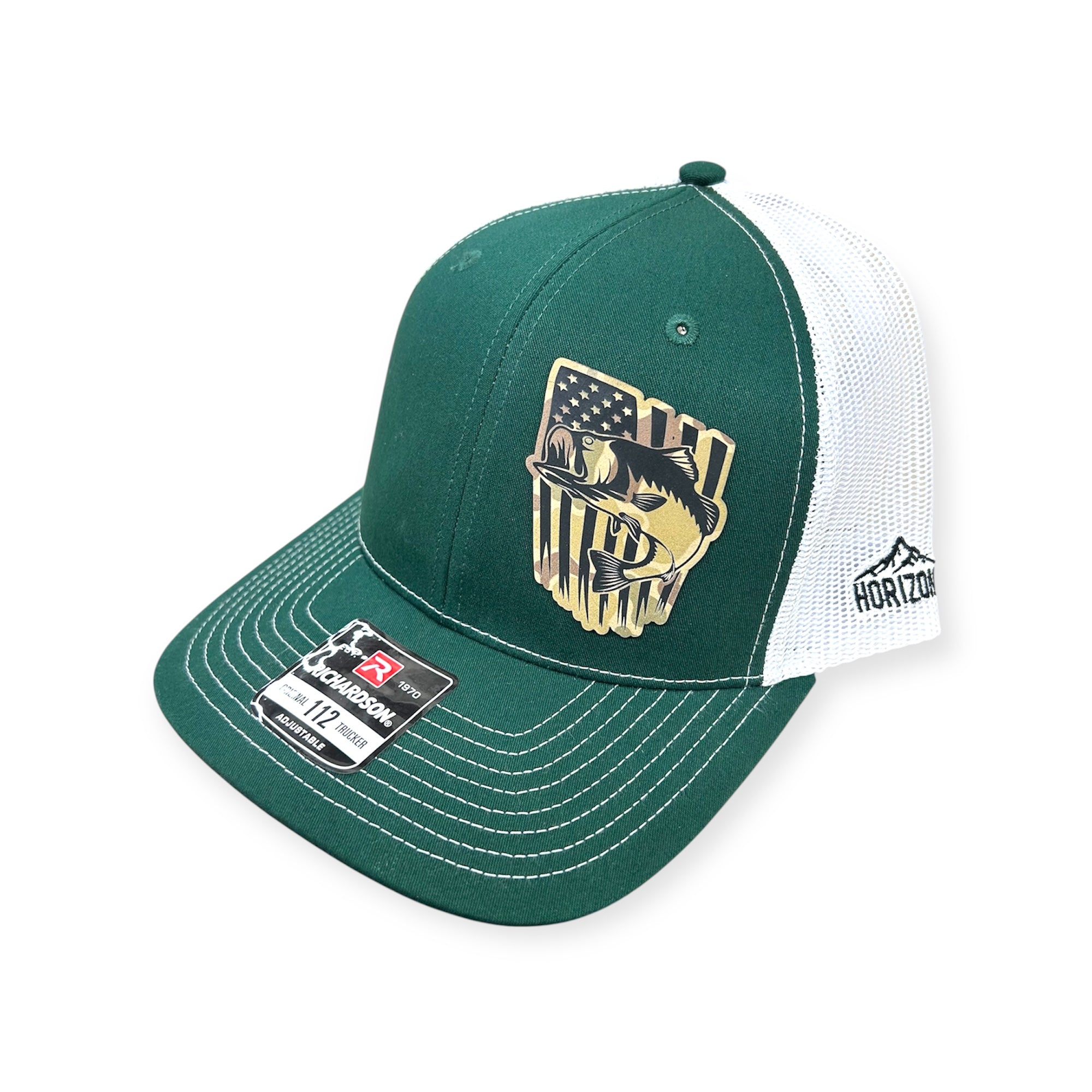Fish Flag Patch Hat - Richardson 112