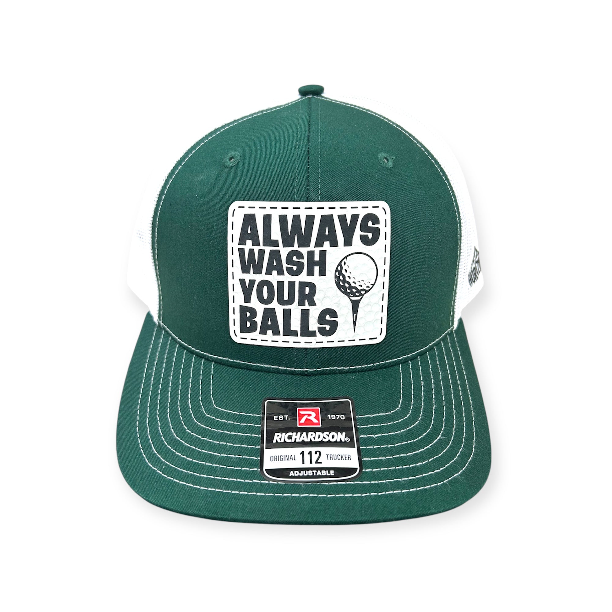 Always Wash Your Balls Patch Hat - Richardson 112
