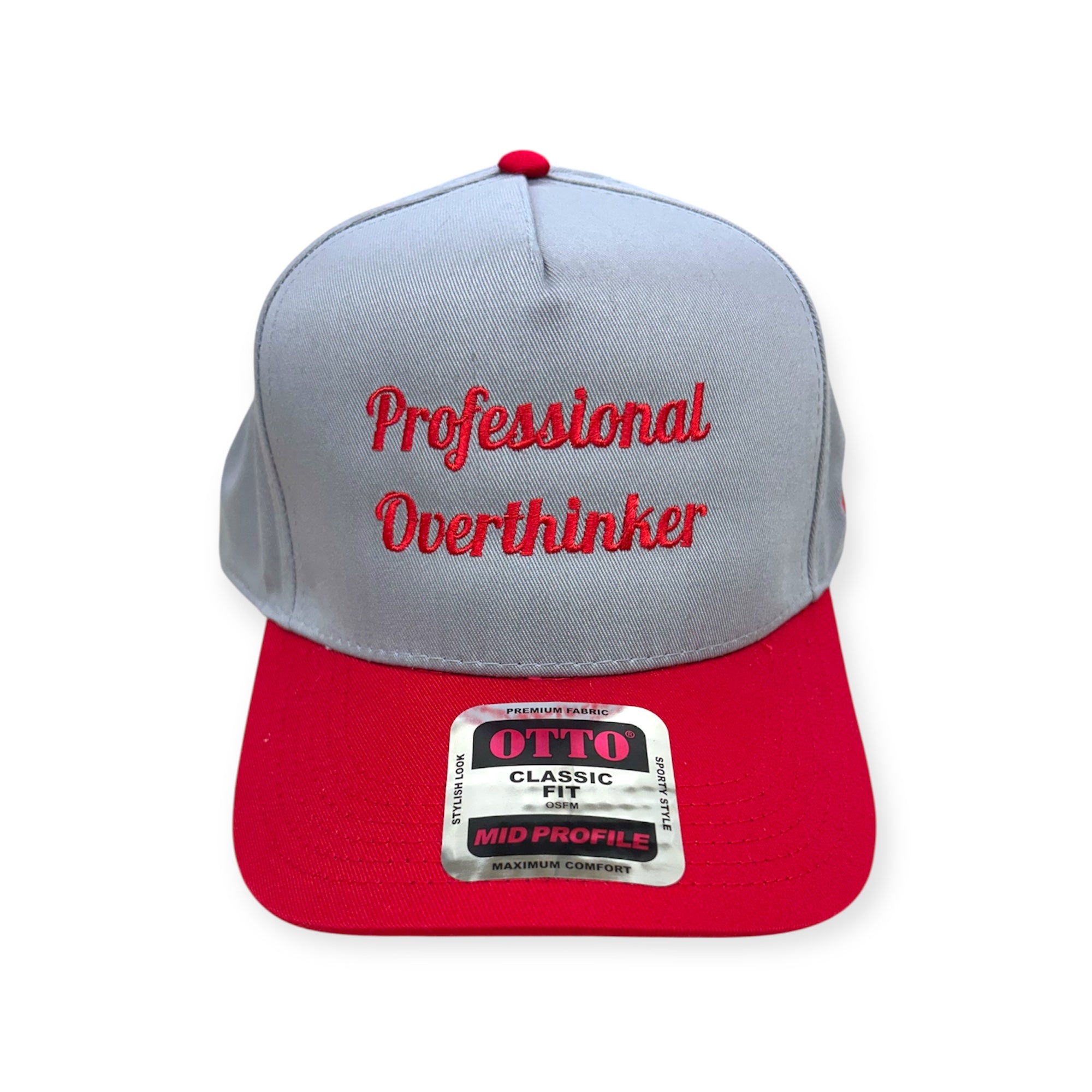 Professional Overthinker Embroidery Hat - Otto Cap