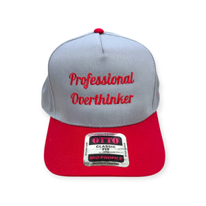 Professional Overthinker Embroidery Hat - Otto Cap