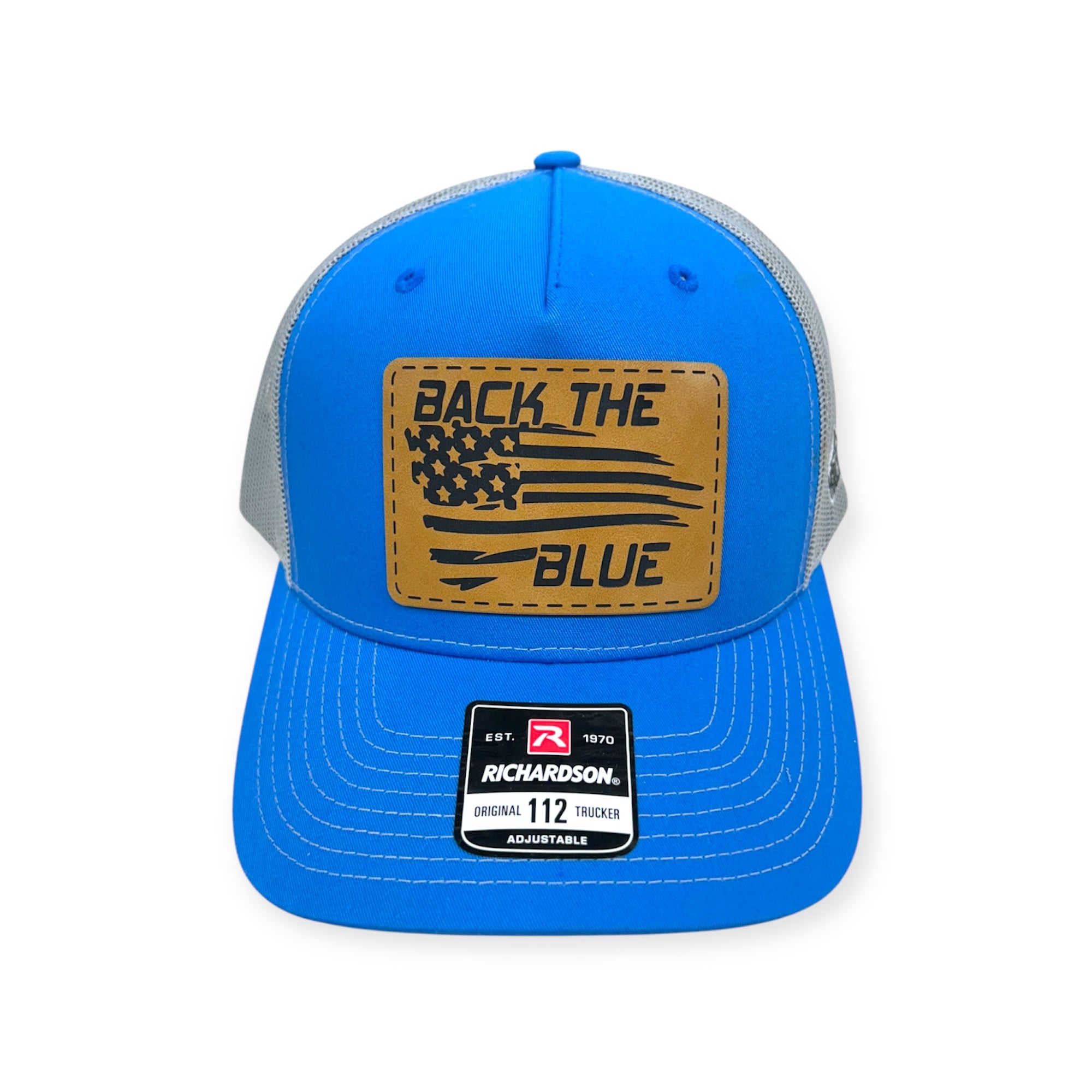 Back the Blue Patch Hat - Richardson 112FP