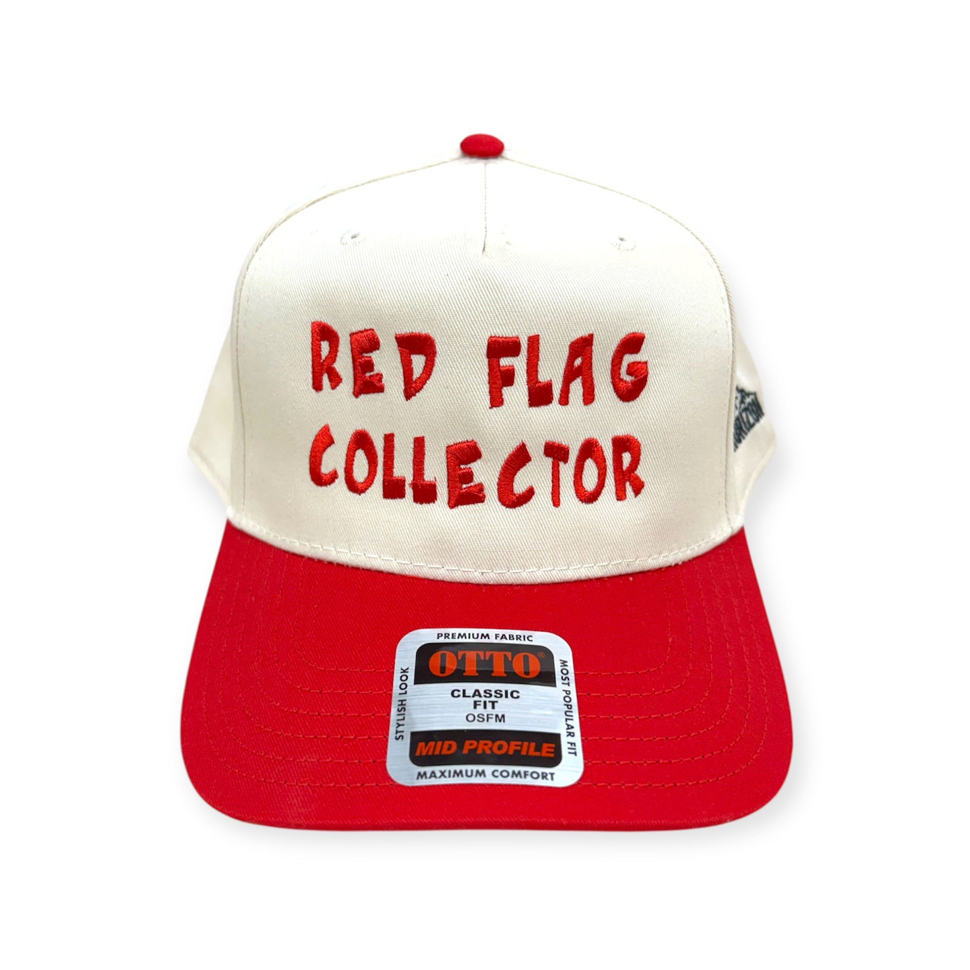 Red Flag Collector Embroidery Hat - Otto Cap