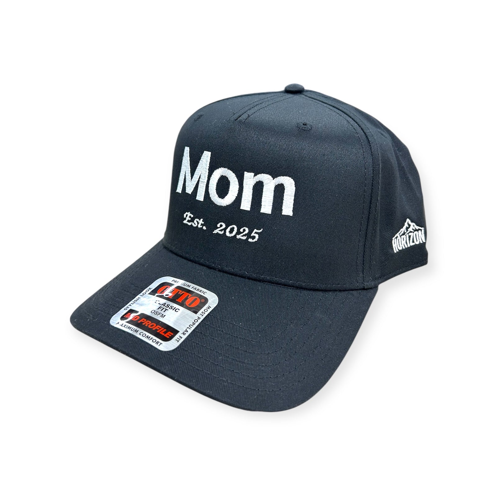 Mom EST. 2025 Embroidery Hat - Otto Cap