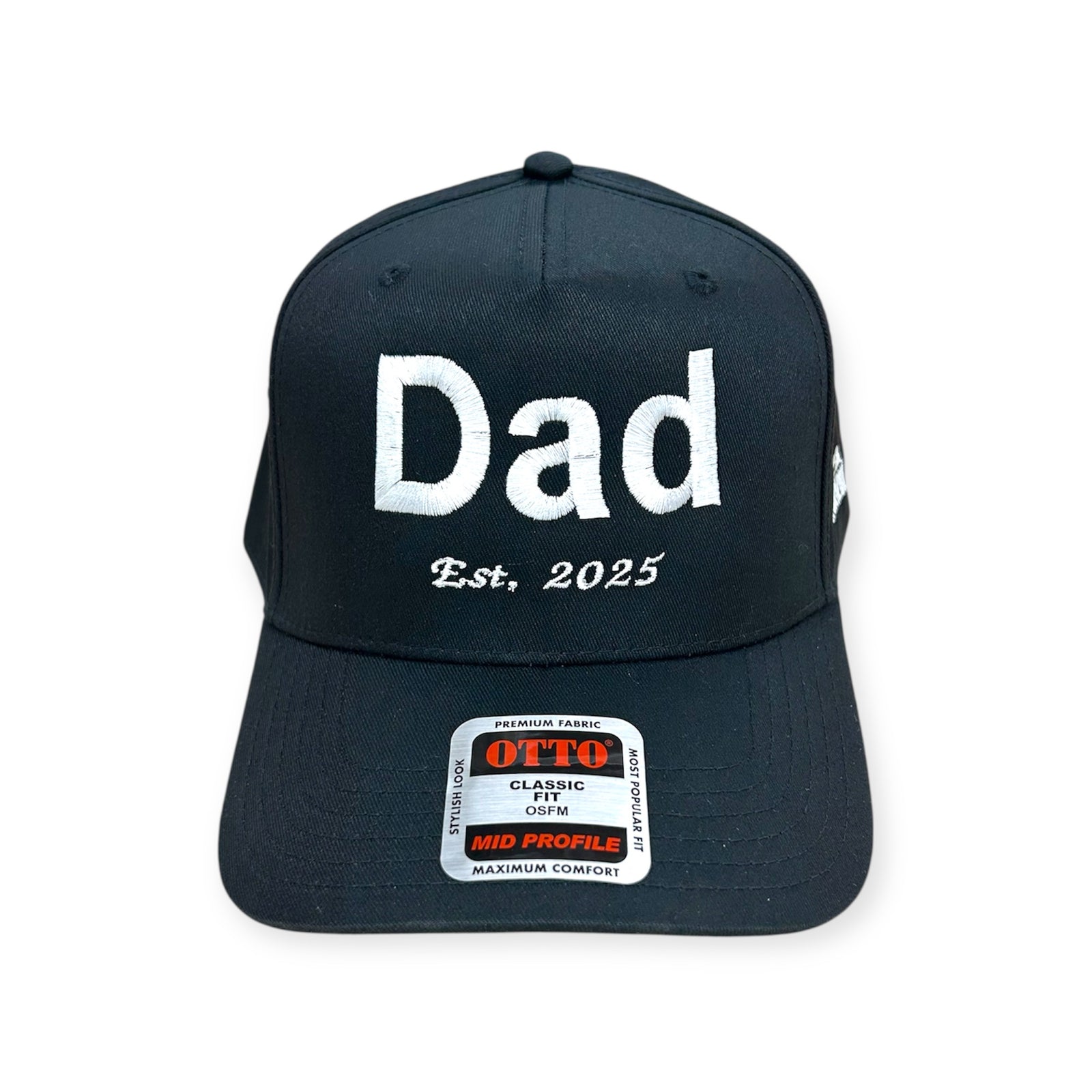 Dad EST. 2025 Embroidery Hat - Otto Cap