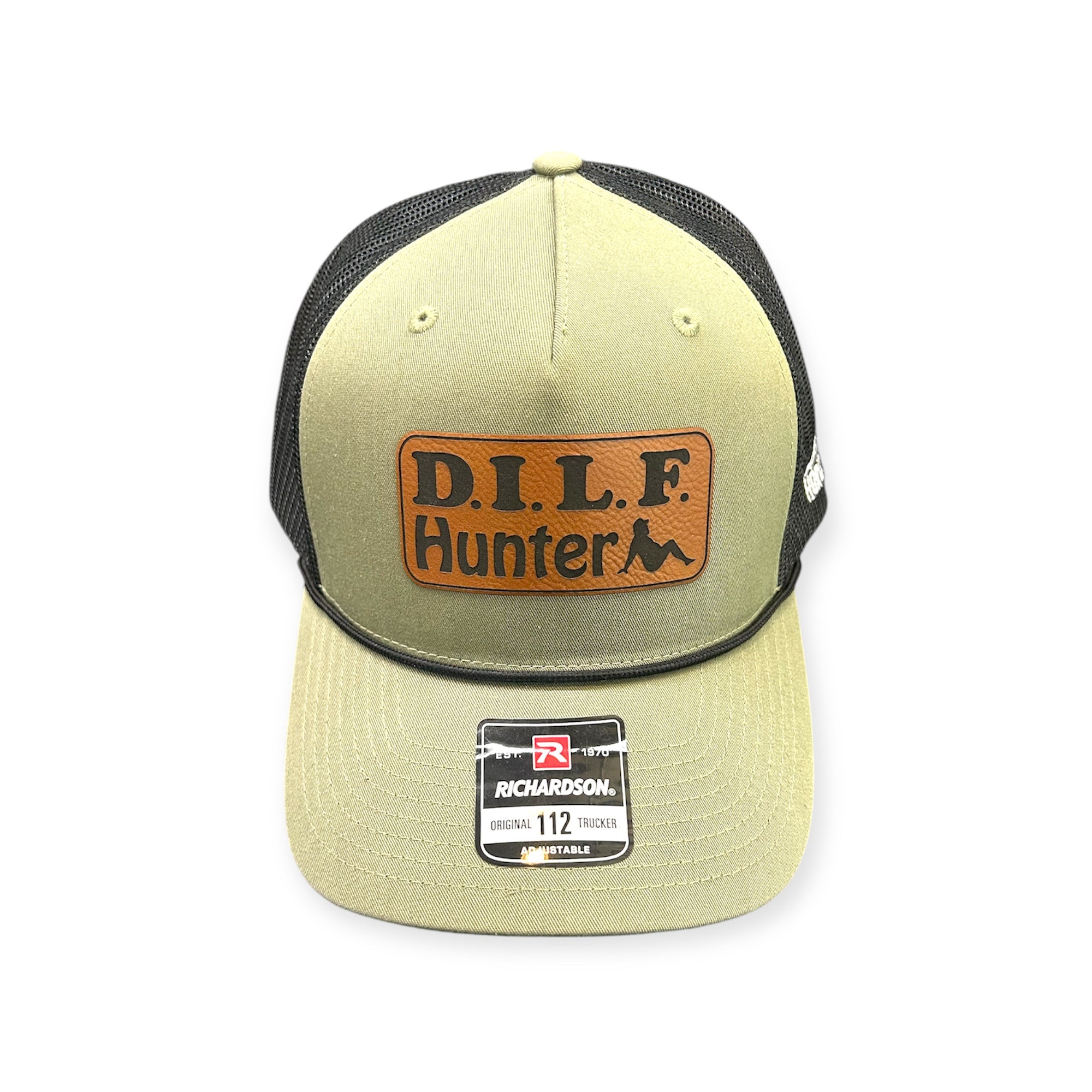 DILF Hunter Patch Hat - Richardson 112FPR Five Panel Rope Hat
