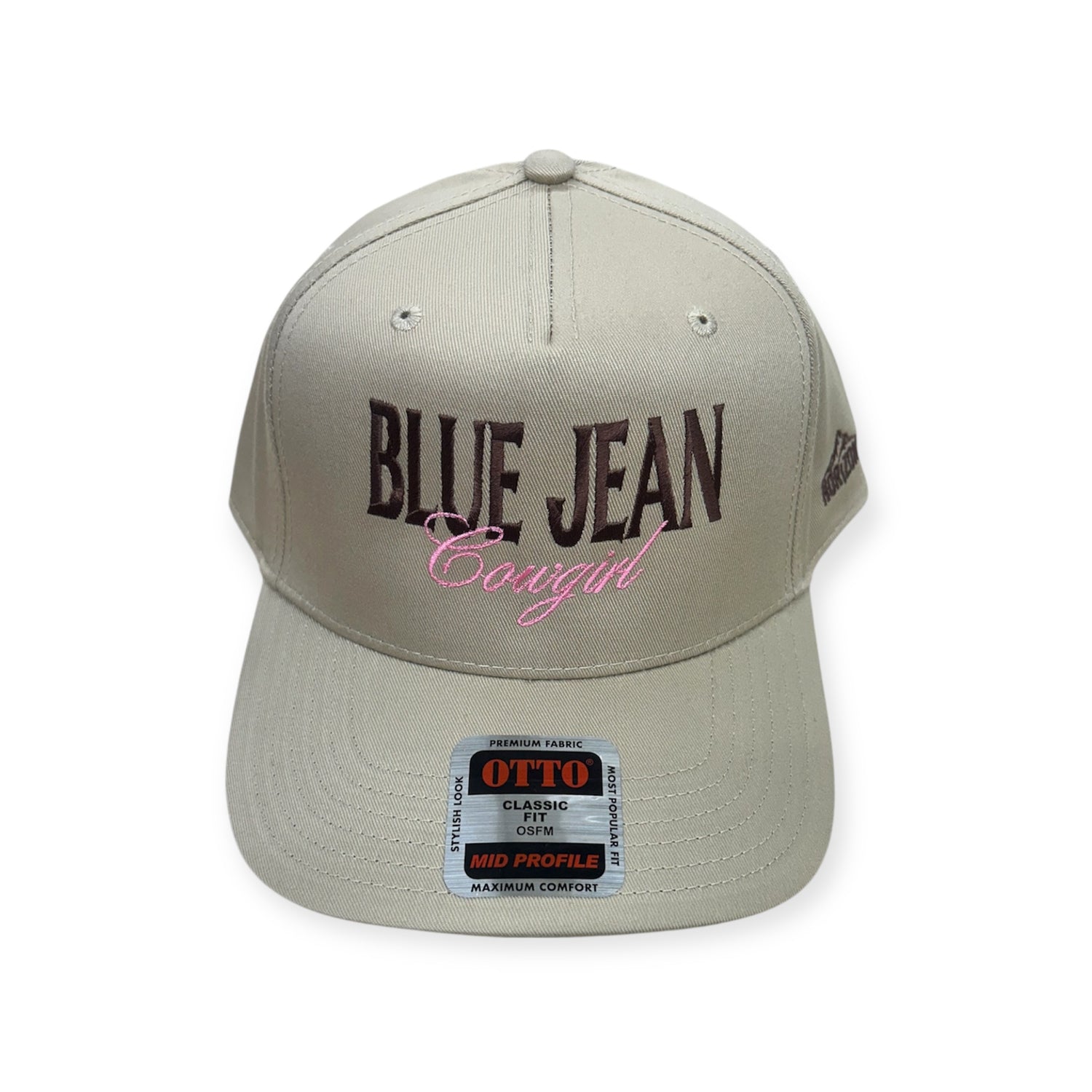 Blue Jean Cowgirl Embroidery Hat - Otto Cap