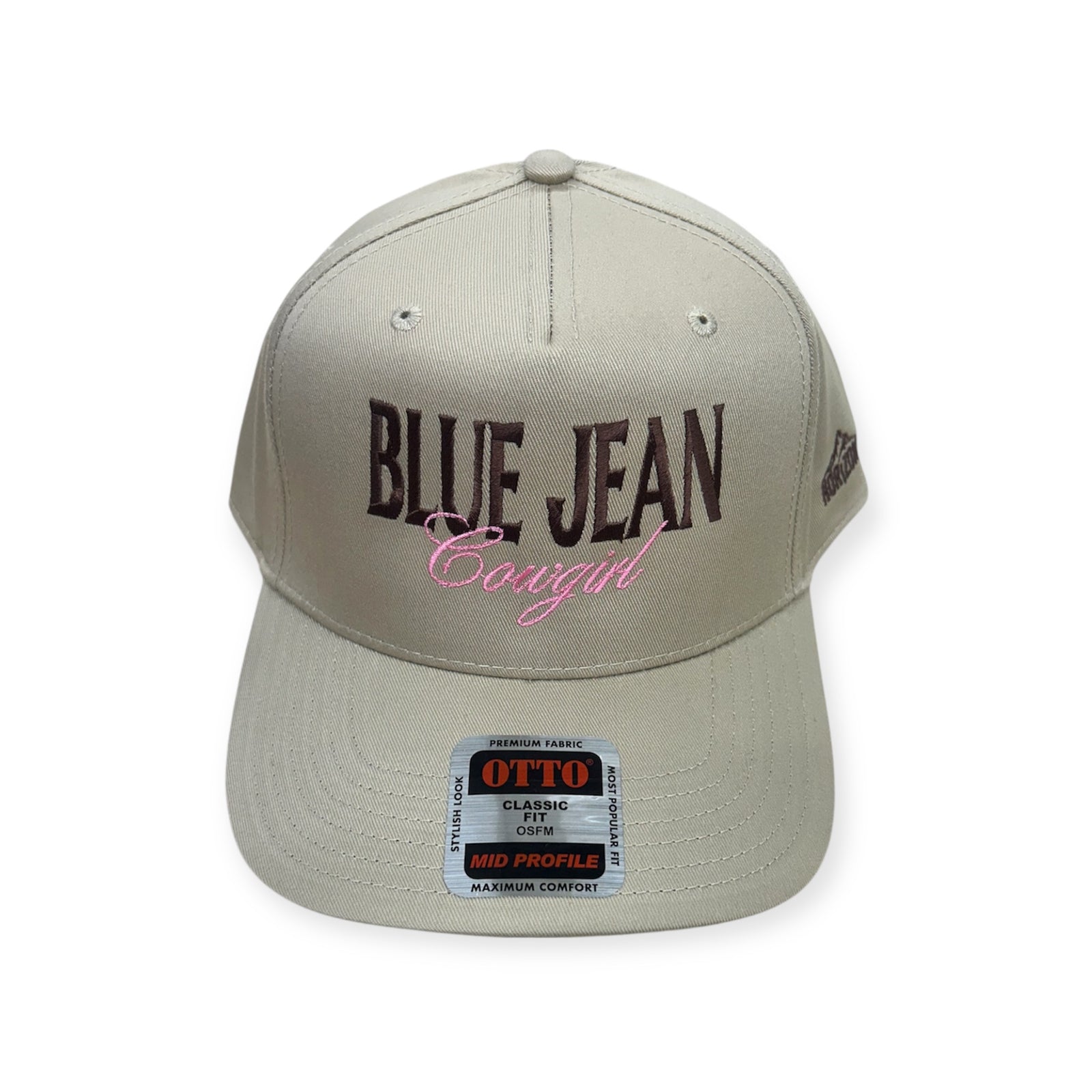 Blue Jean Cowgirl Embroidery Hat - Otto Cap