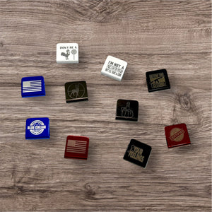 Laser Engraved Hat Brim Clips