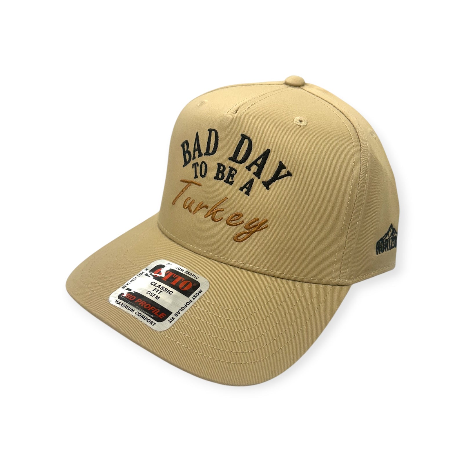 Bad Day To Be A Turkey Embroidery Hat - Otto Cap