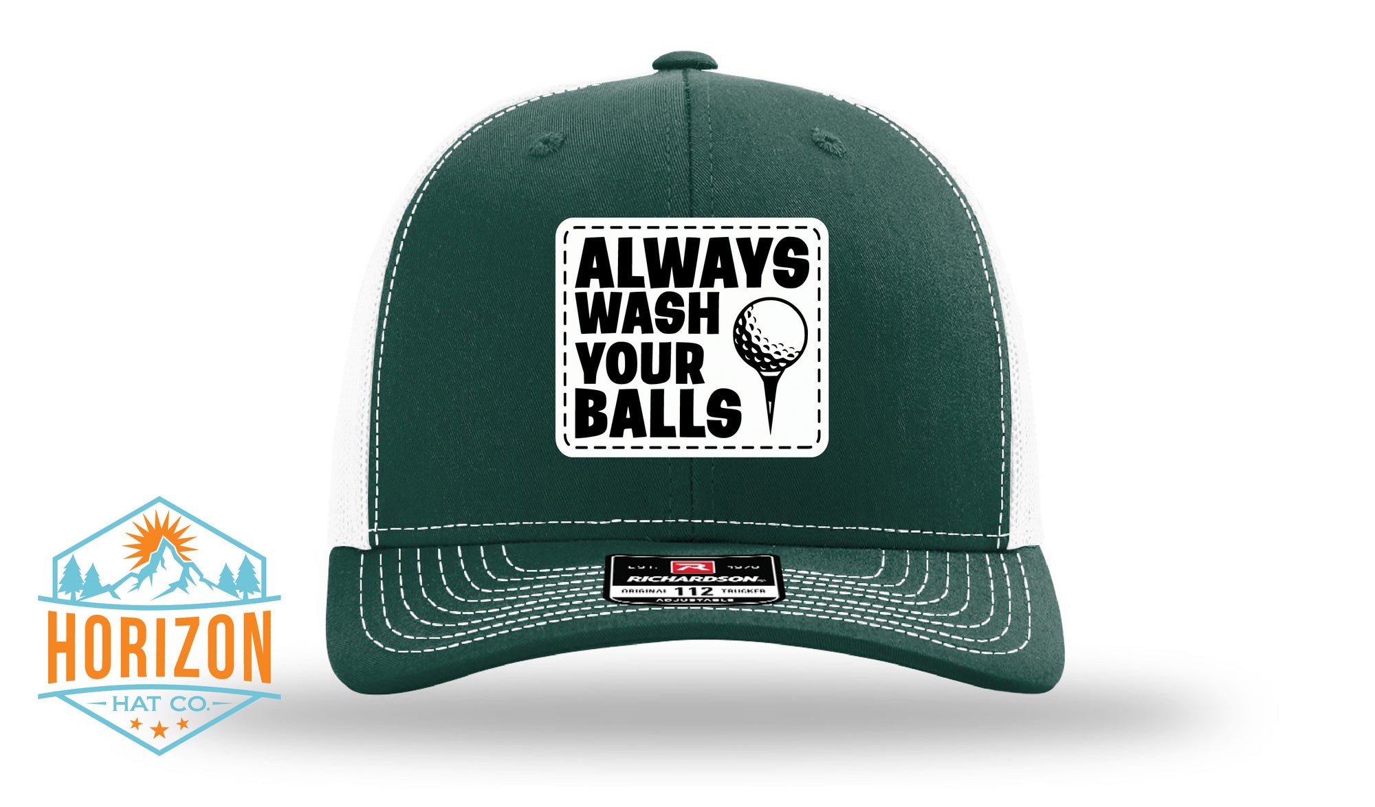 Always Wash Your Balls Patch Hat - Richardson 112