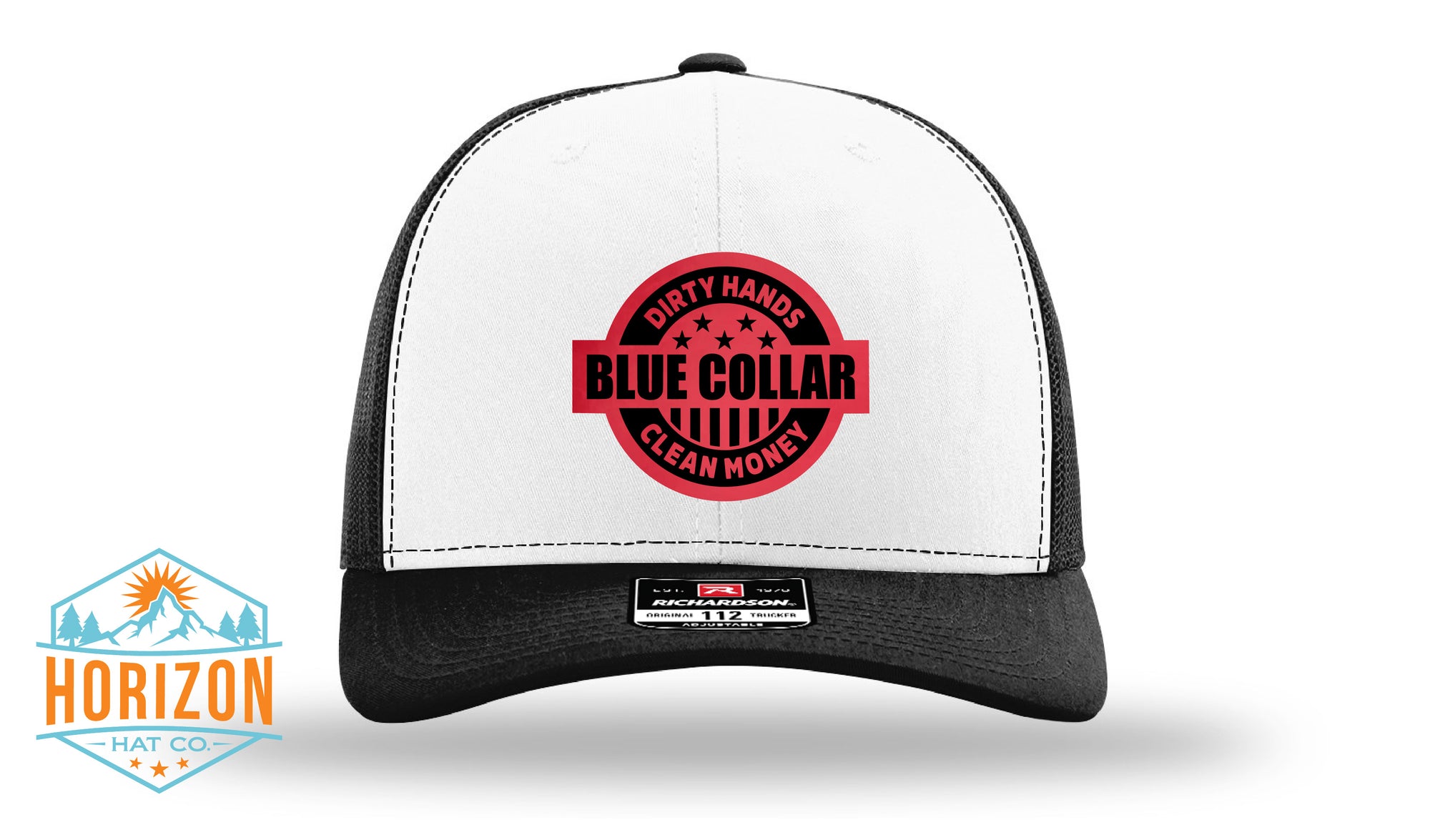 Blue Collar Patch Hat - Richardson 112