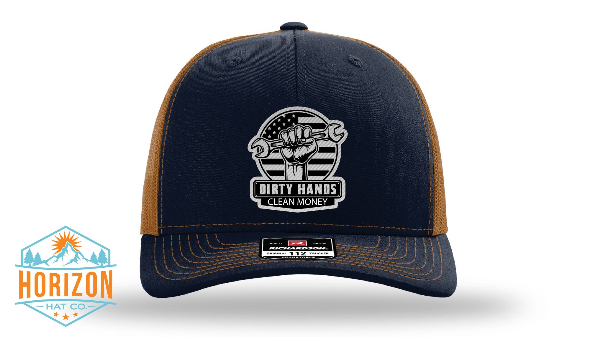 Dirty Hands, Clean Money Patch Hat - Richardson 112