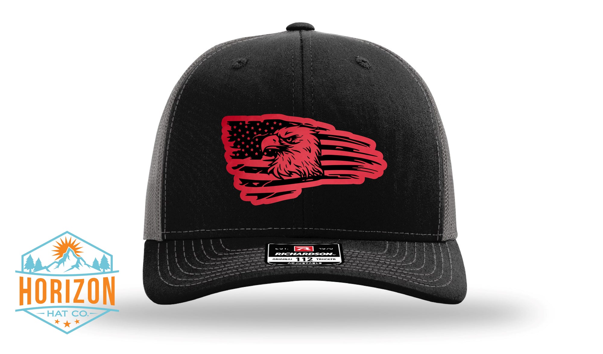 American Flag Eagle Patch Hat - Richardson 112