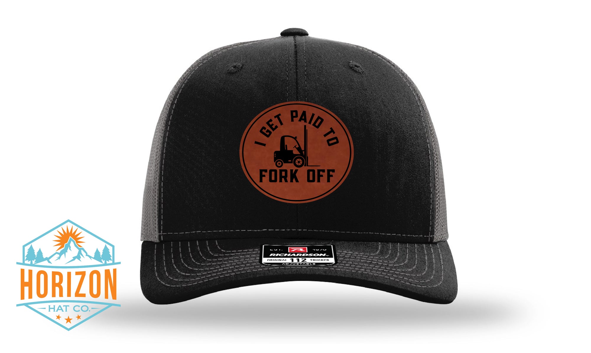 I Get Paid to Fork Off Patch Hat - Richardson 112
