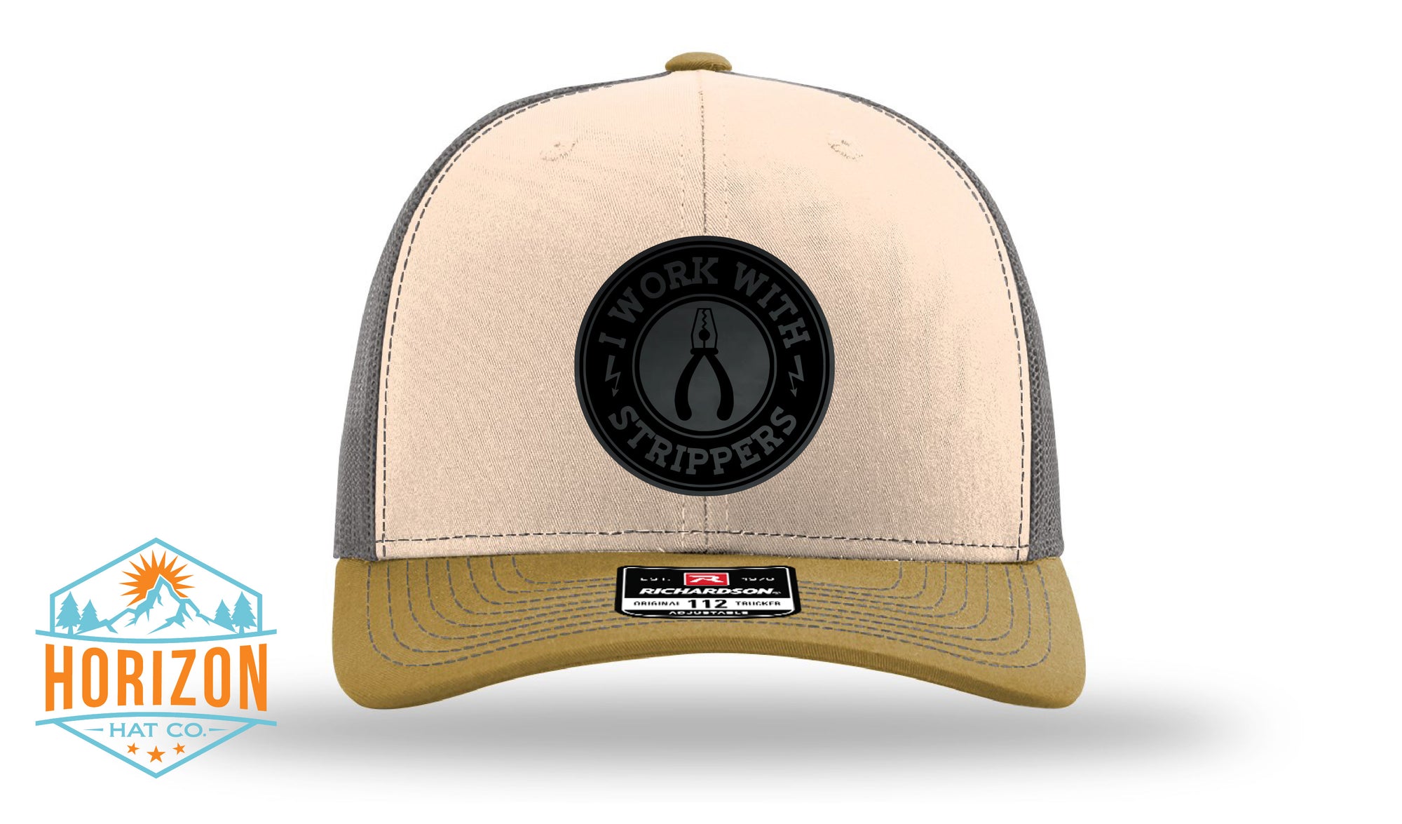 I Work With Strippers Patch Hat - Richardson 112